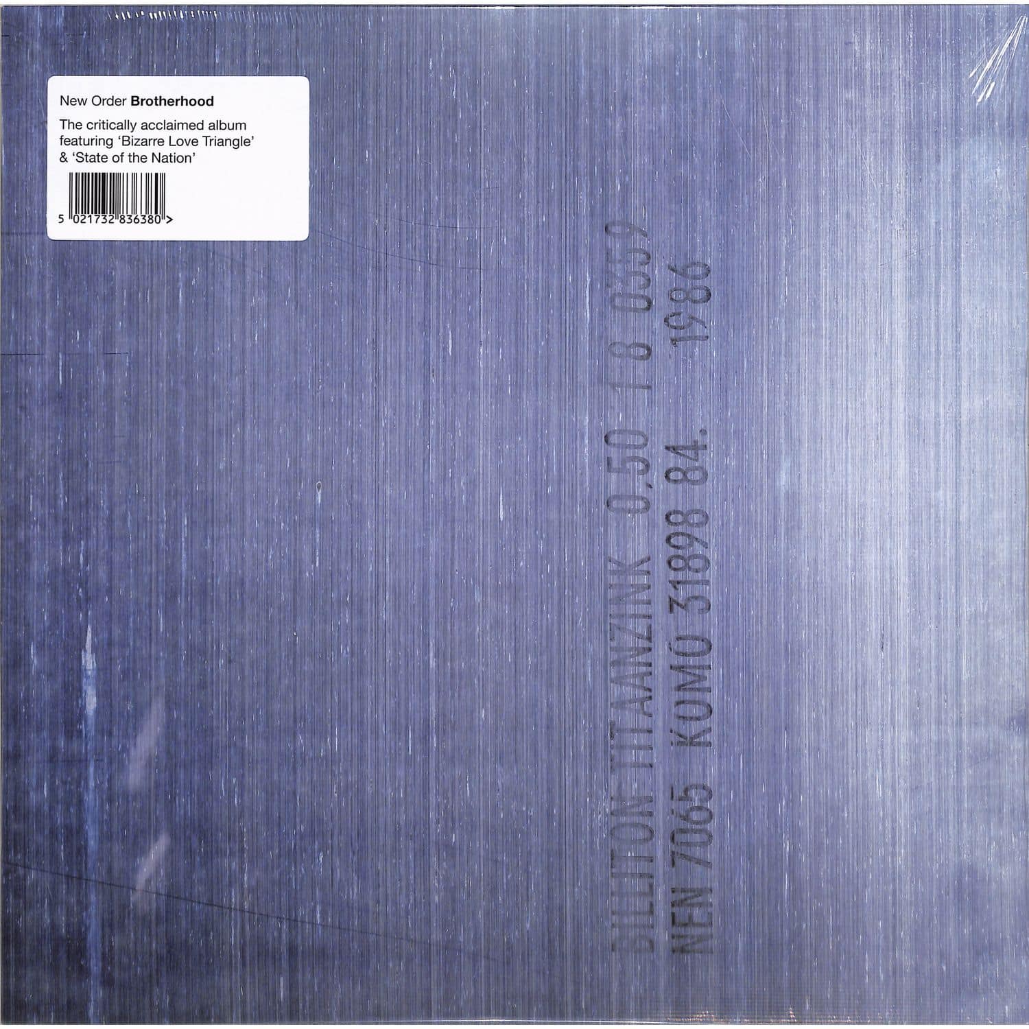New Order - BROTHERHOOD 