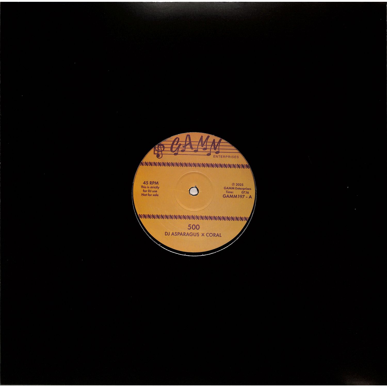 DJ Asparagus X Coral - 500/93