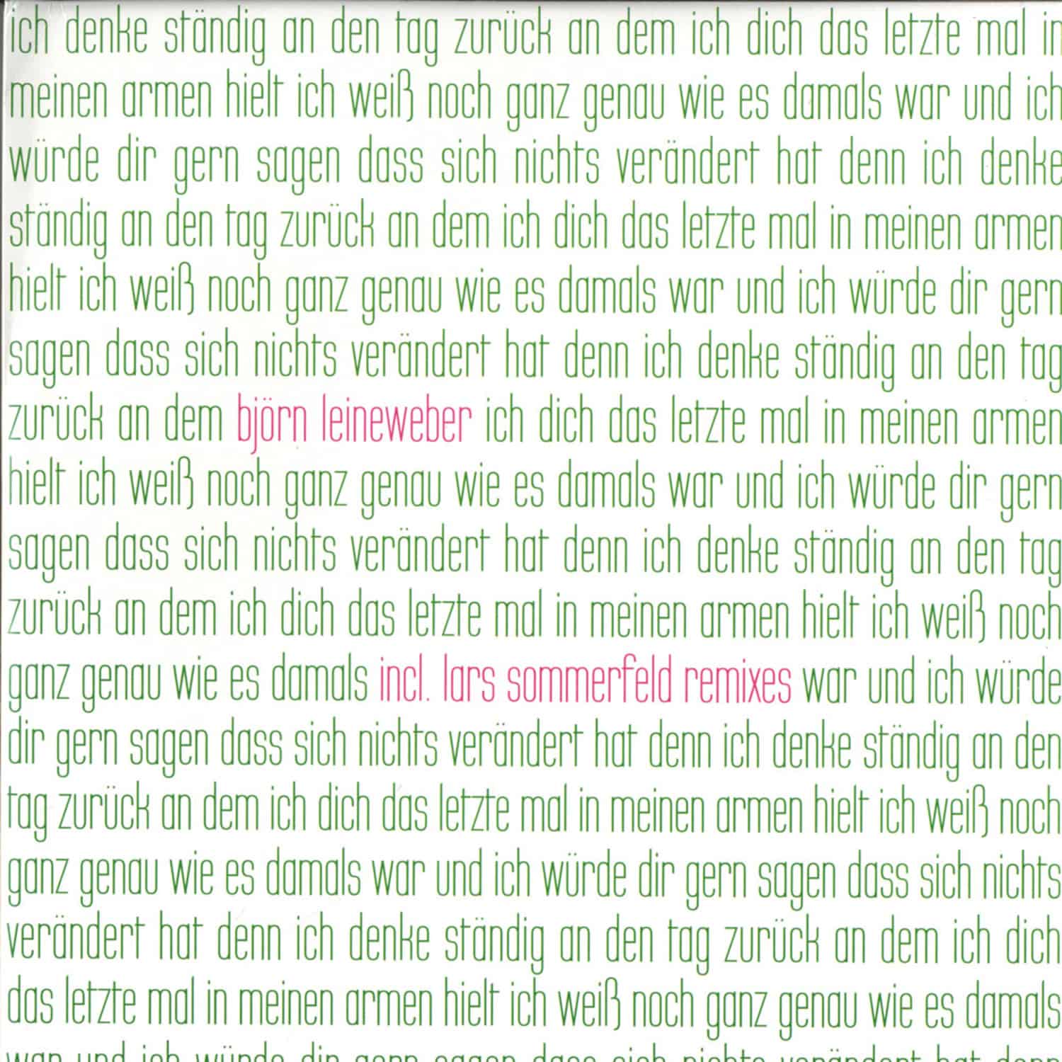 Bjoern Leineweber - ICH DENKE