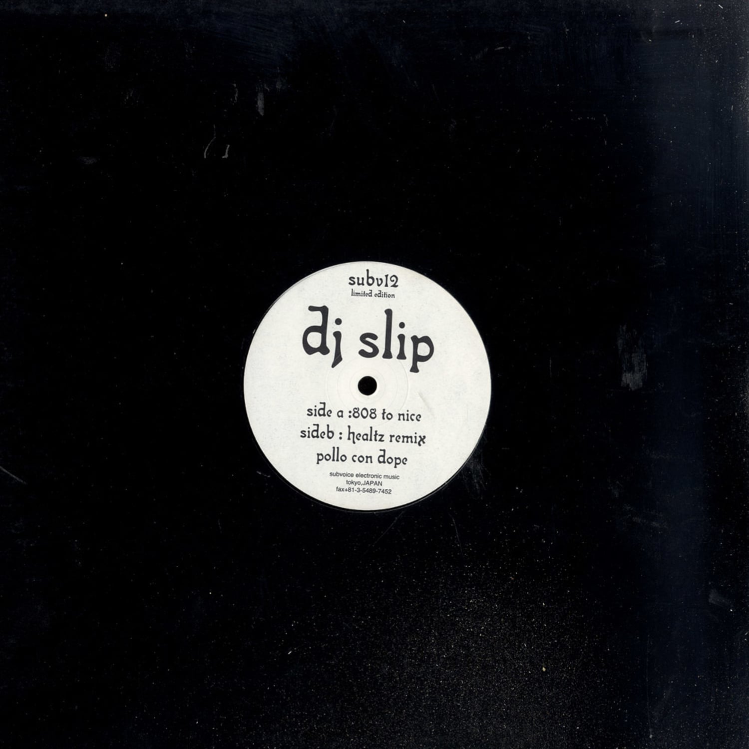 DJ Slip - 808 TO NICE