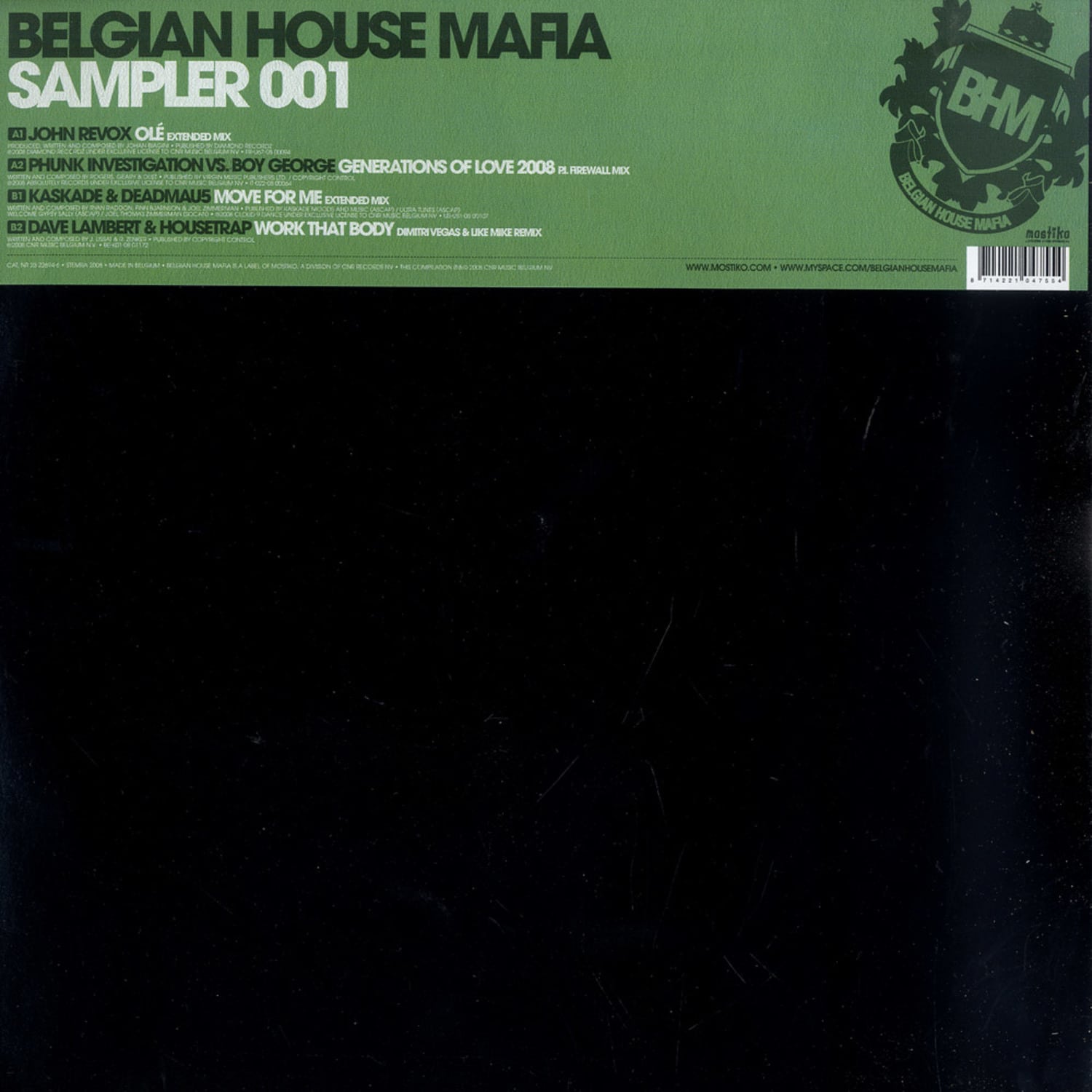 Belgian House Mafia - SAMPLER 001