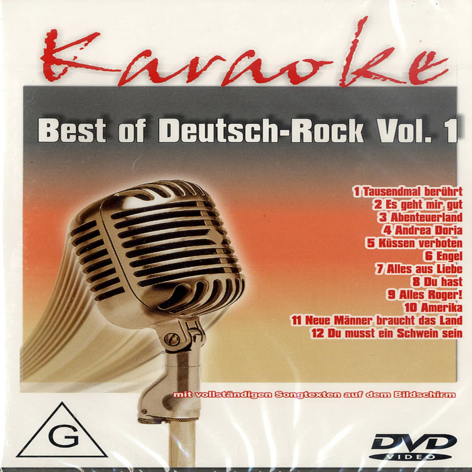 Karaoke - BEST OF DEUTSCH ROCK VOL.1 