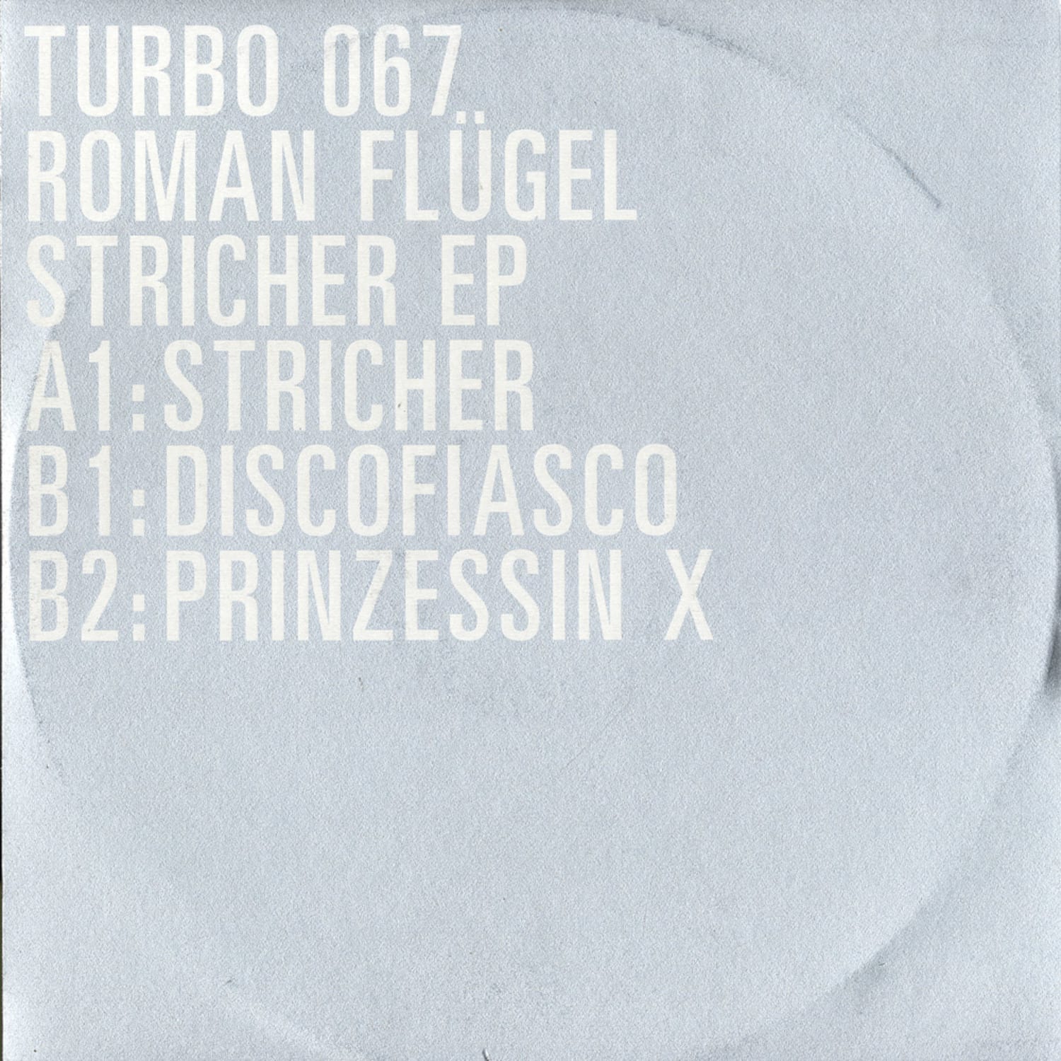 Roman Fluegel - STRICHER EP