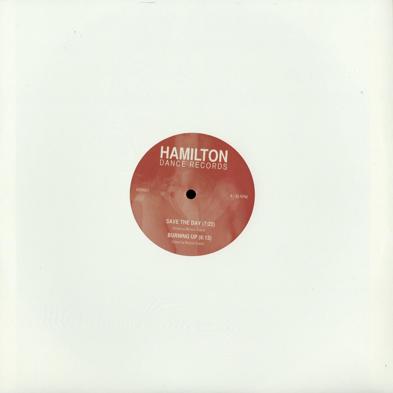 Marcos Cabral - HAMILTON DANCE RECORDS 001