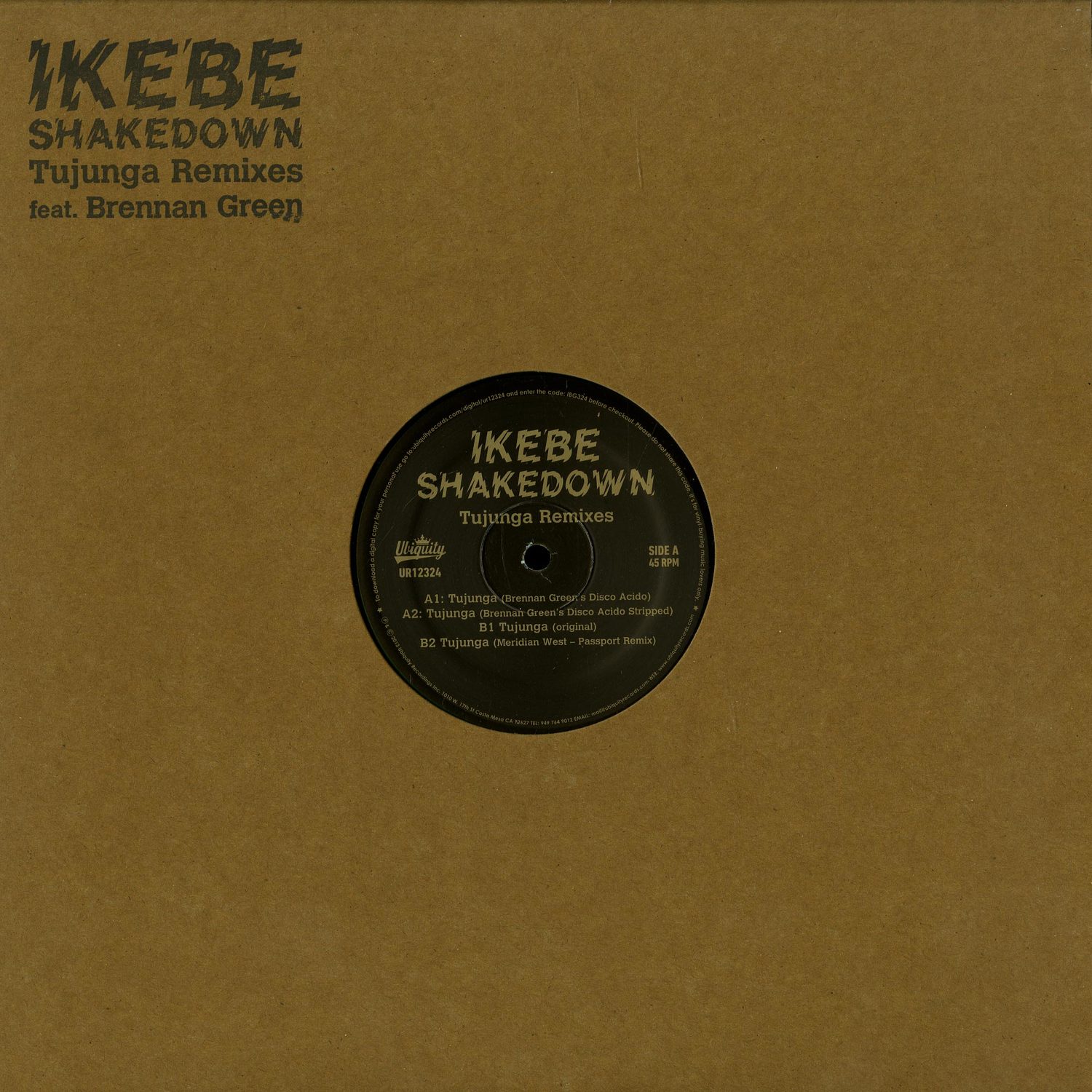 Ikebe Shakedown - TUJUNGA REMIXES 