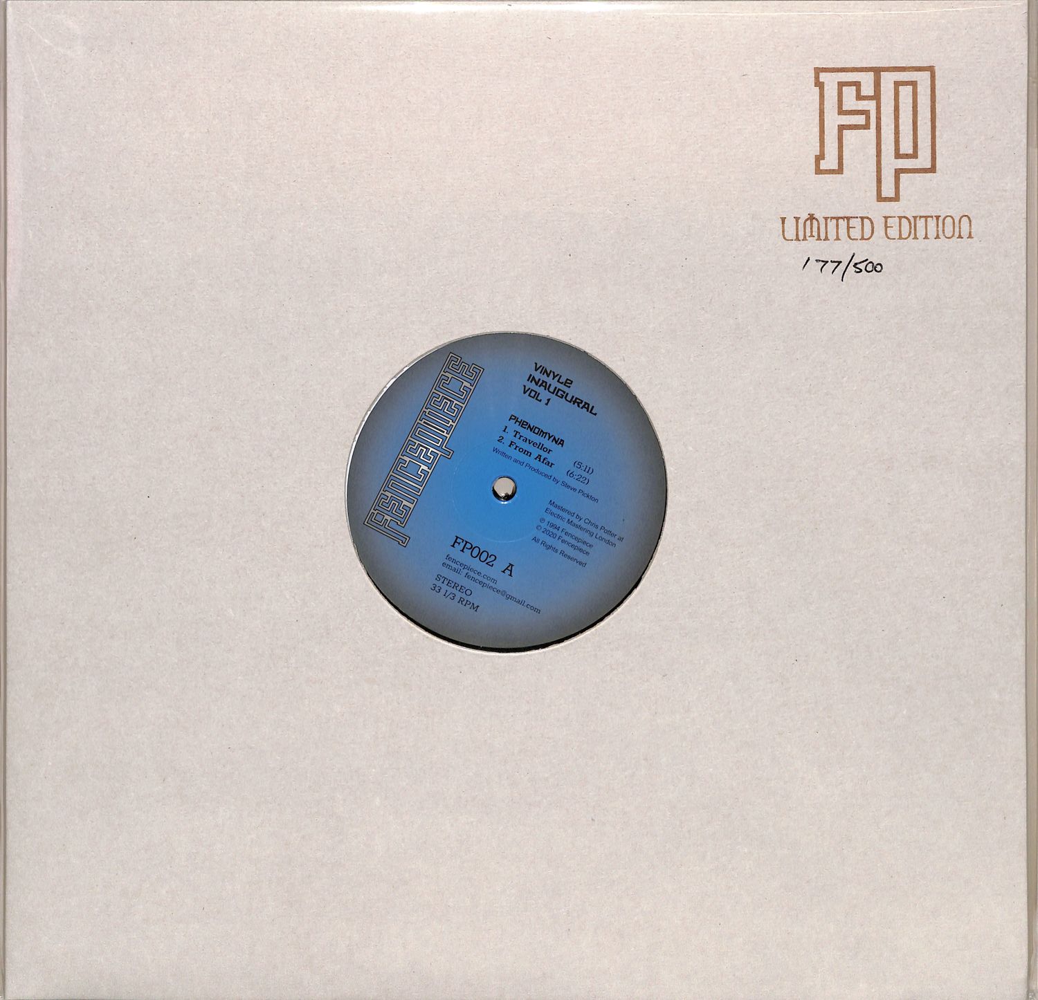 Phenomyna / Stasis - VINYLE INAUGURAL VOL 1