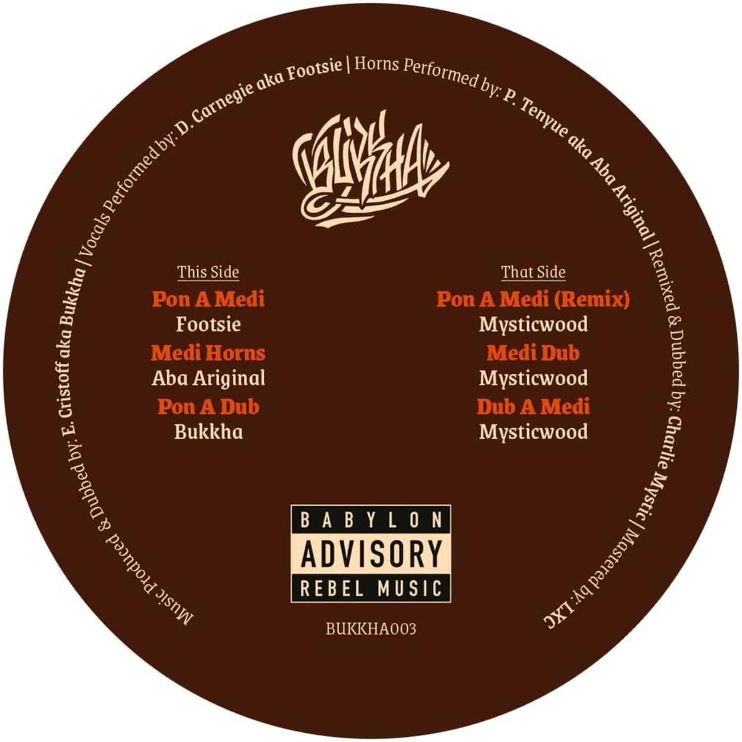 Footsie / Aba Ariginal / Mysticwood / Bukkha - PON A MEDI 