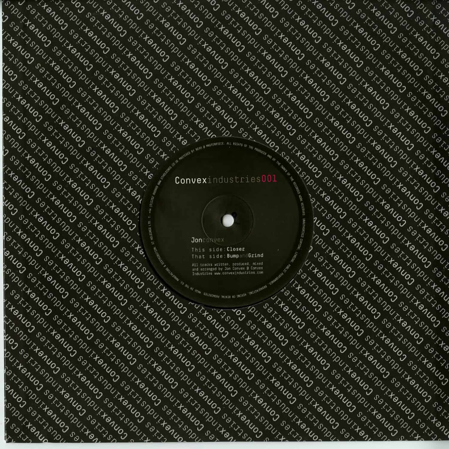 Jon Convex - BUMP AND GRIND / CLOSER