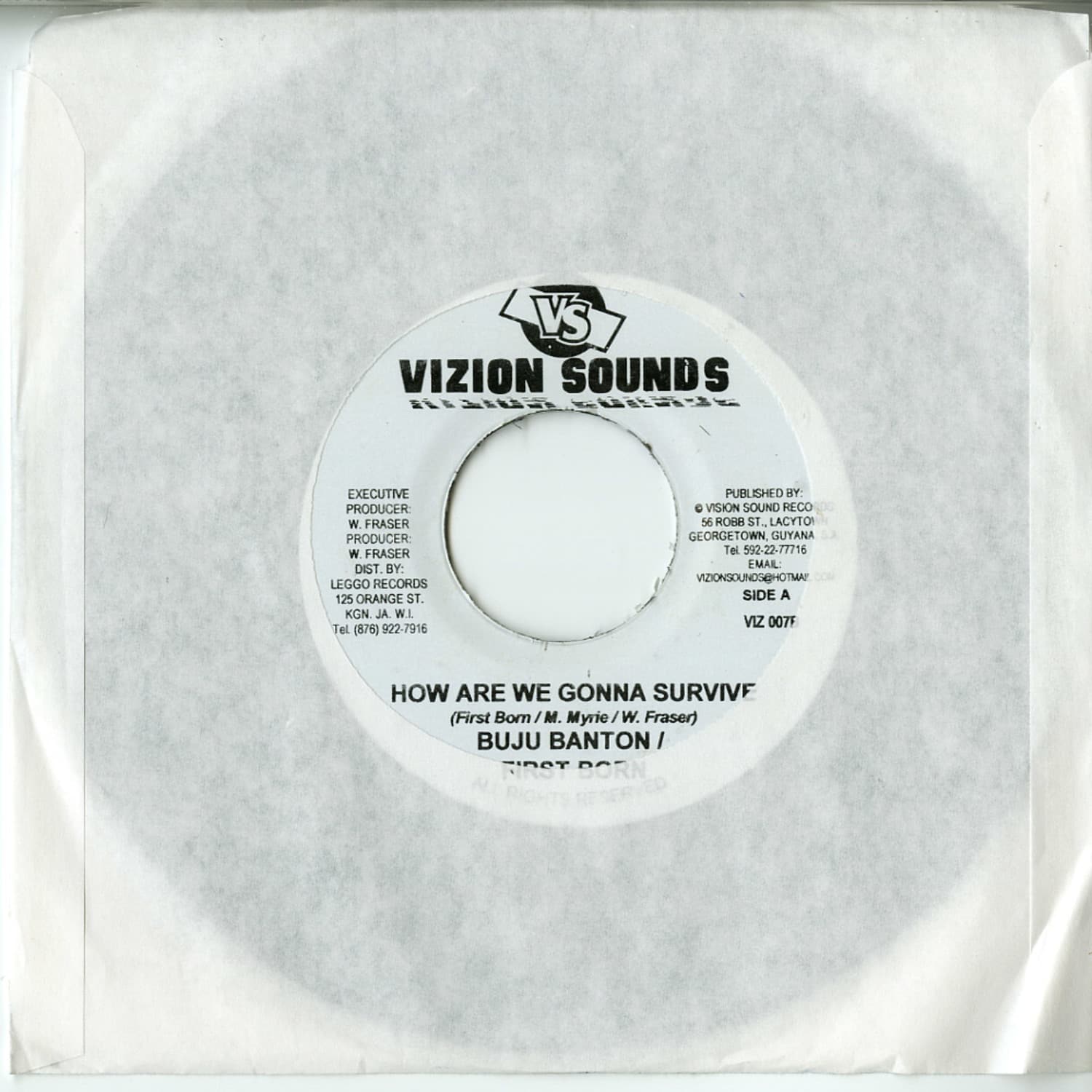 Buju Banton / First Born / W. Fraser - HOW ARE WE GONNA SURVIVE 