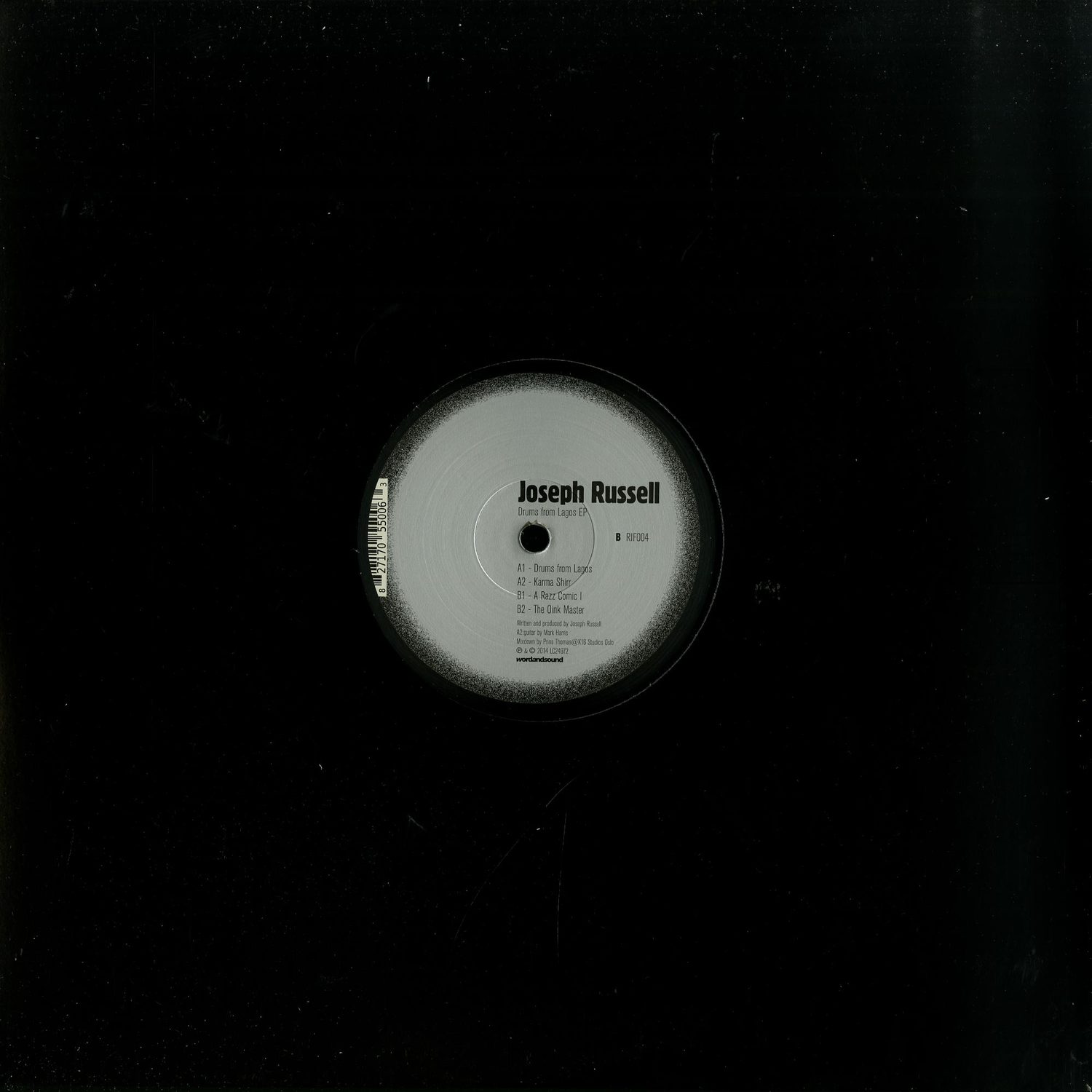 Joseph Russell - DRUMS FROM LAGOS EP
