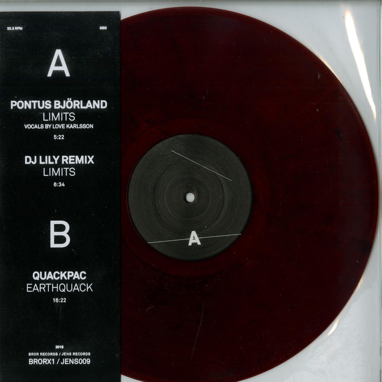 Pontus Bjorland & Quackpac - BRORX1 / JENS009 