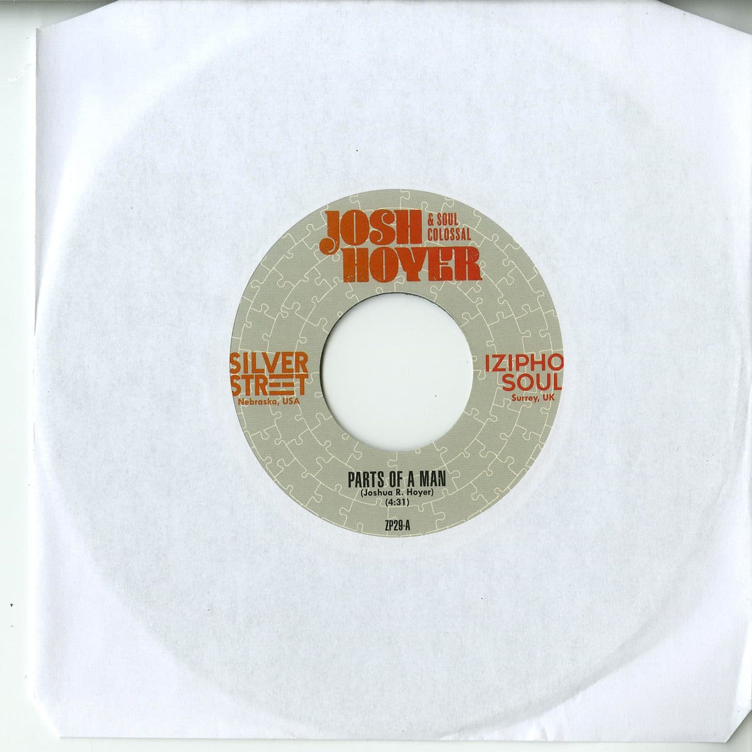 Josh Hoyer & Soul Colossal - PARTS OF A MAN / BETTER DAYS 