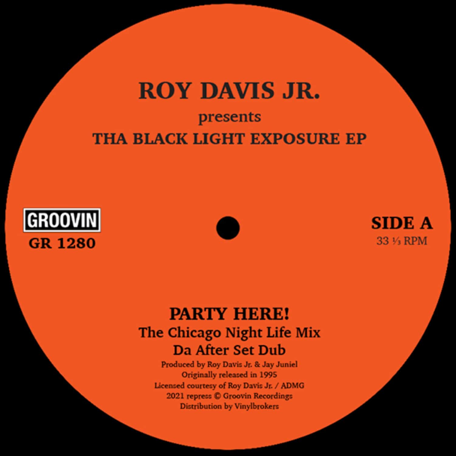 Roy Davis Jr. - THA BLACK LIGHT EXPOSURE EP