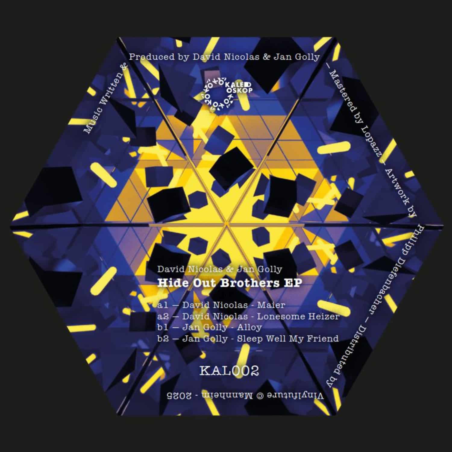 David Nicolas & Jan Golly - HIDE OUT BROTHERS EP