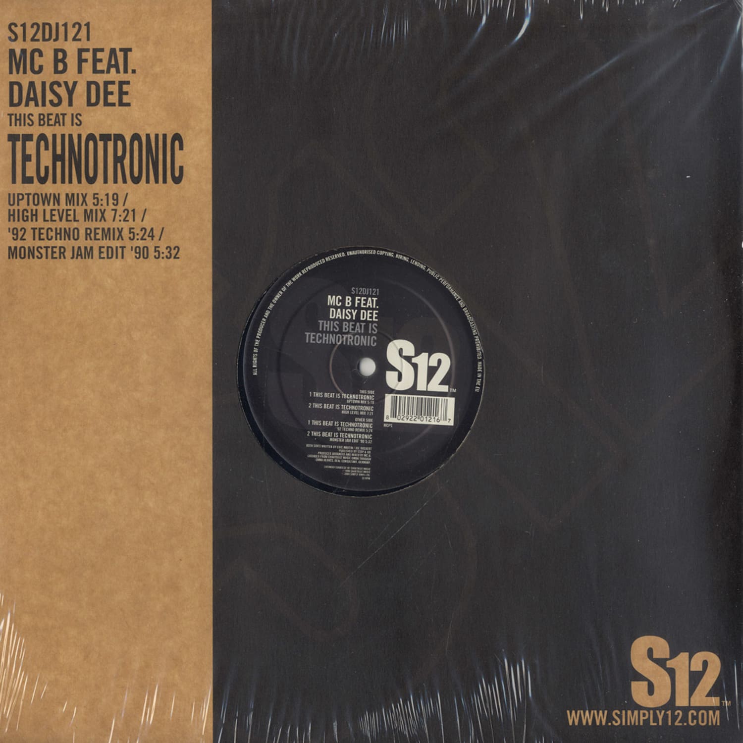 MC B feat. Daisy Dee - THIS BEAT IS TECHNOTRONIC
