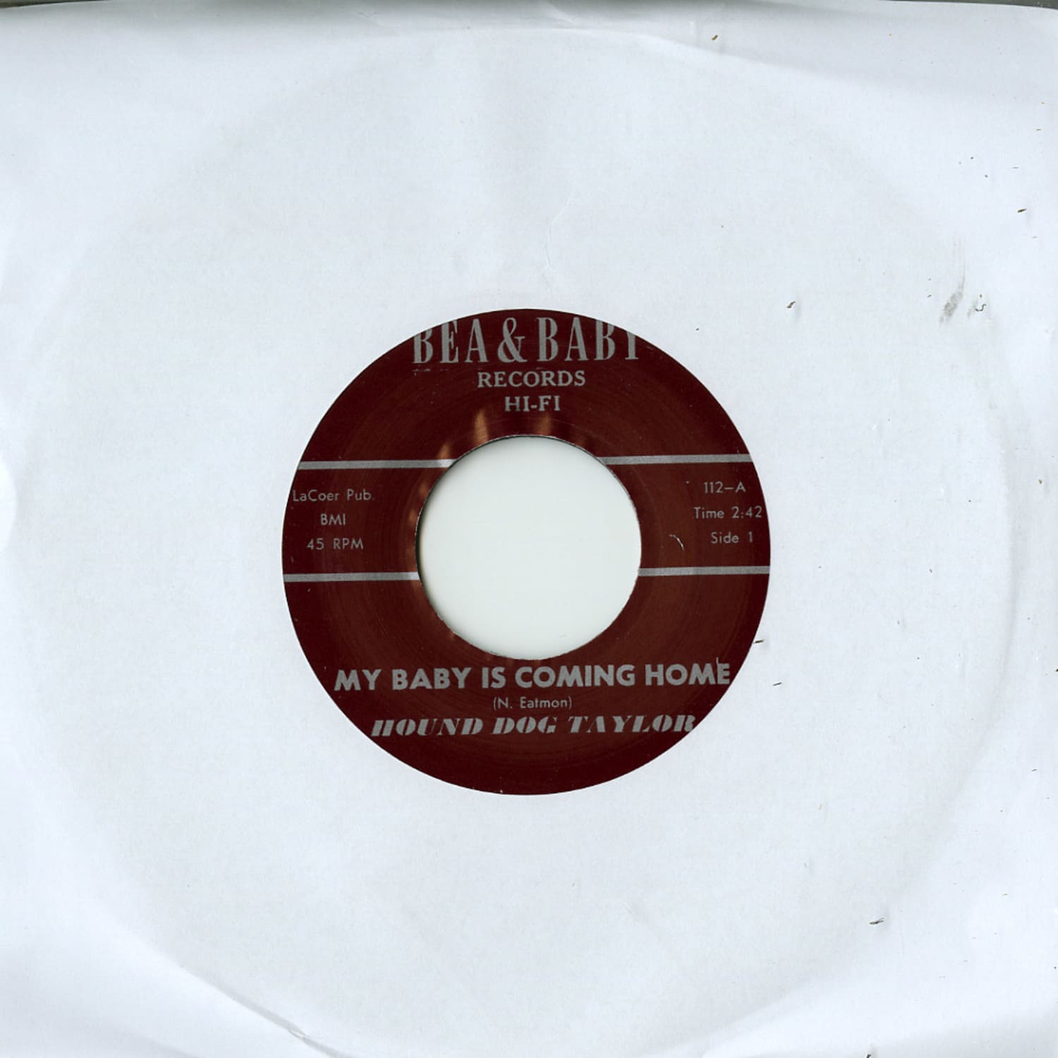 Hound Dog Taylor - MY BABY IS COMING HOME 