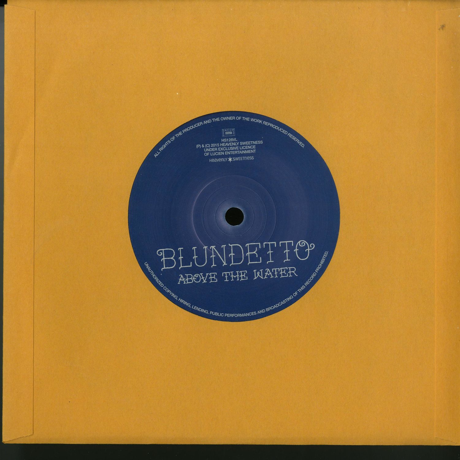 Blundetto - ABOVE THE WATER 