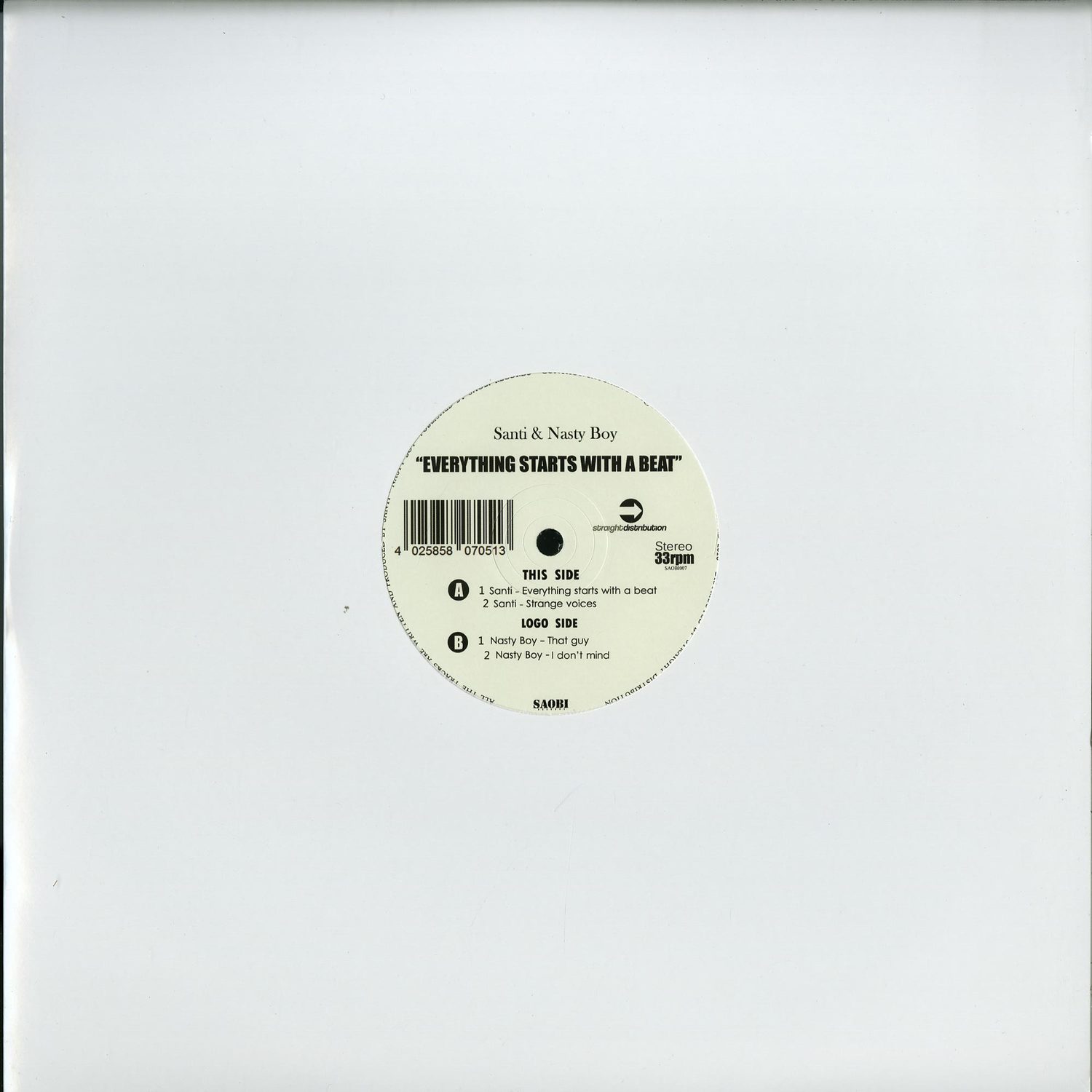 Santi & Nasty Boy - EVERYTHING STARTS WITH A BEAT
