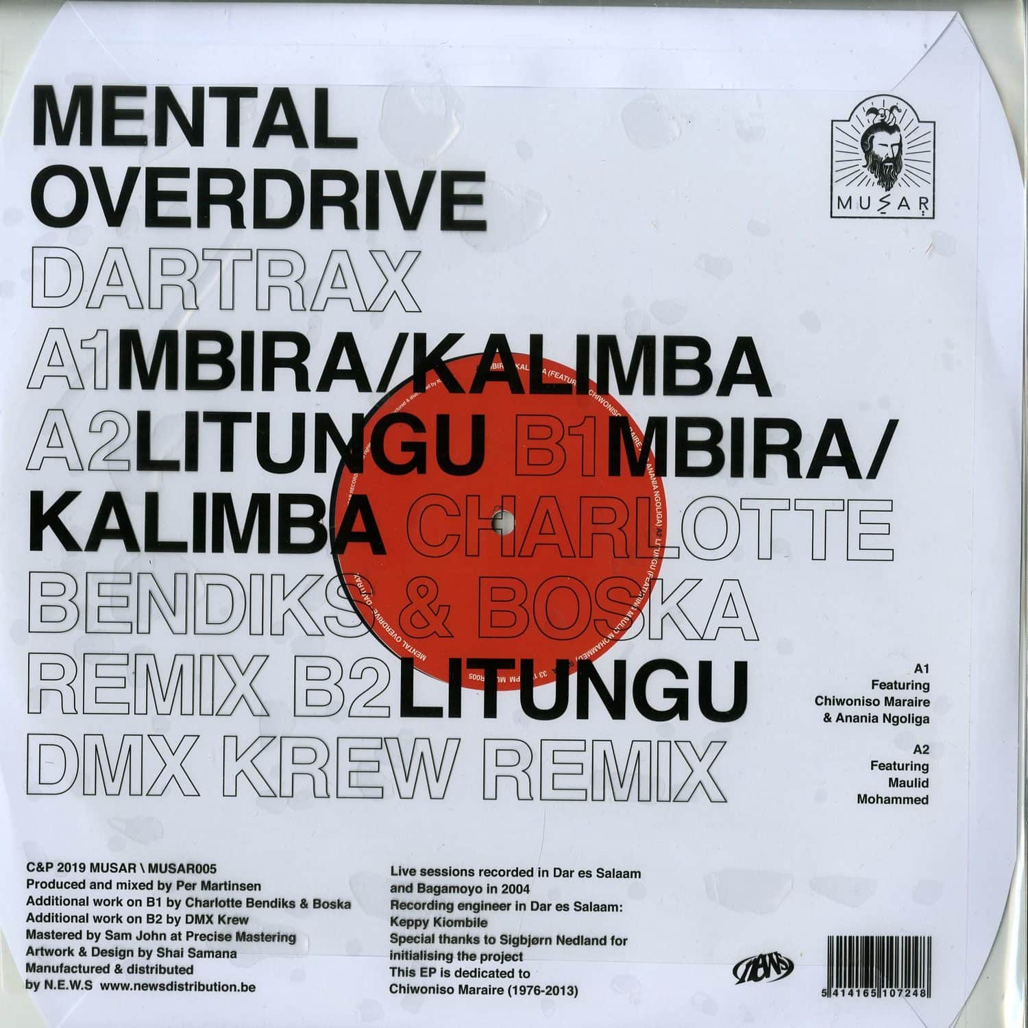 Mental Overdrive - DARTRAX EP 