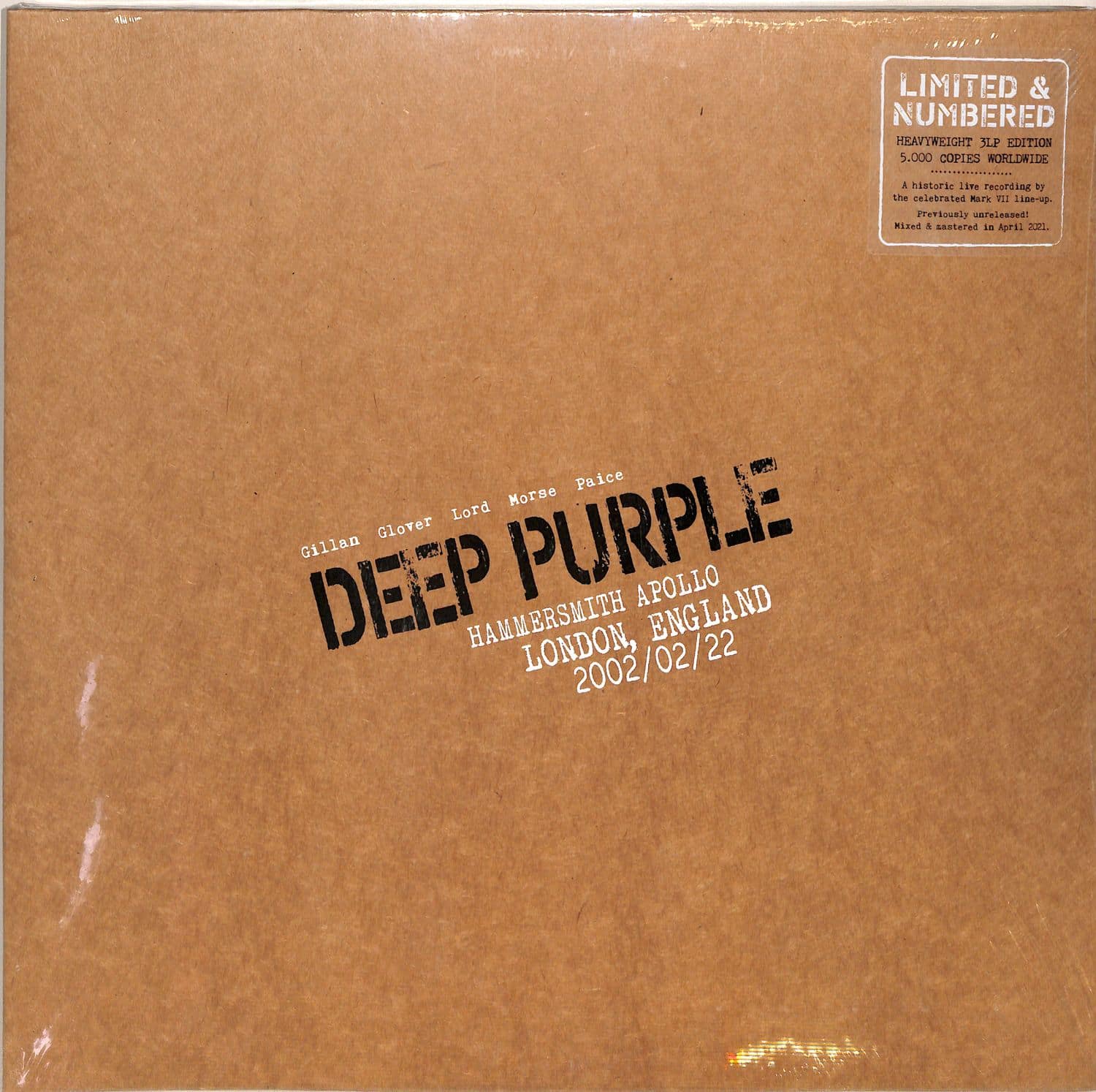 Deep Purple - LIVE IN LONDON 2002 