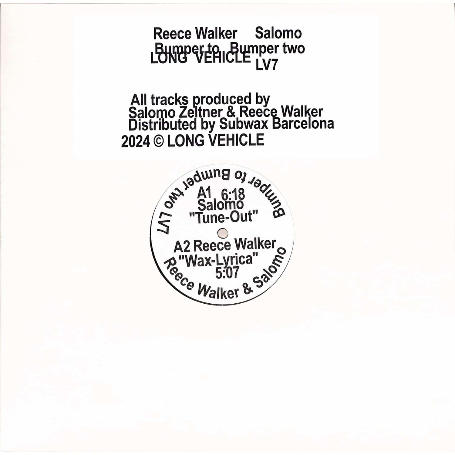 Salomo & Reece Walker - BUMPER 2 BUMPER TWO