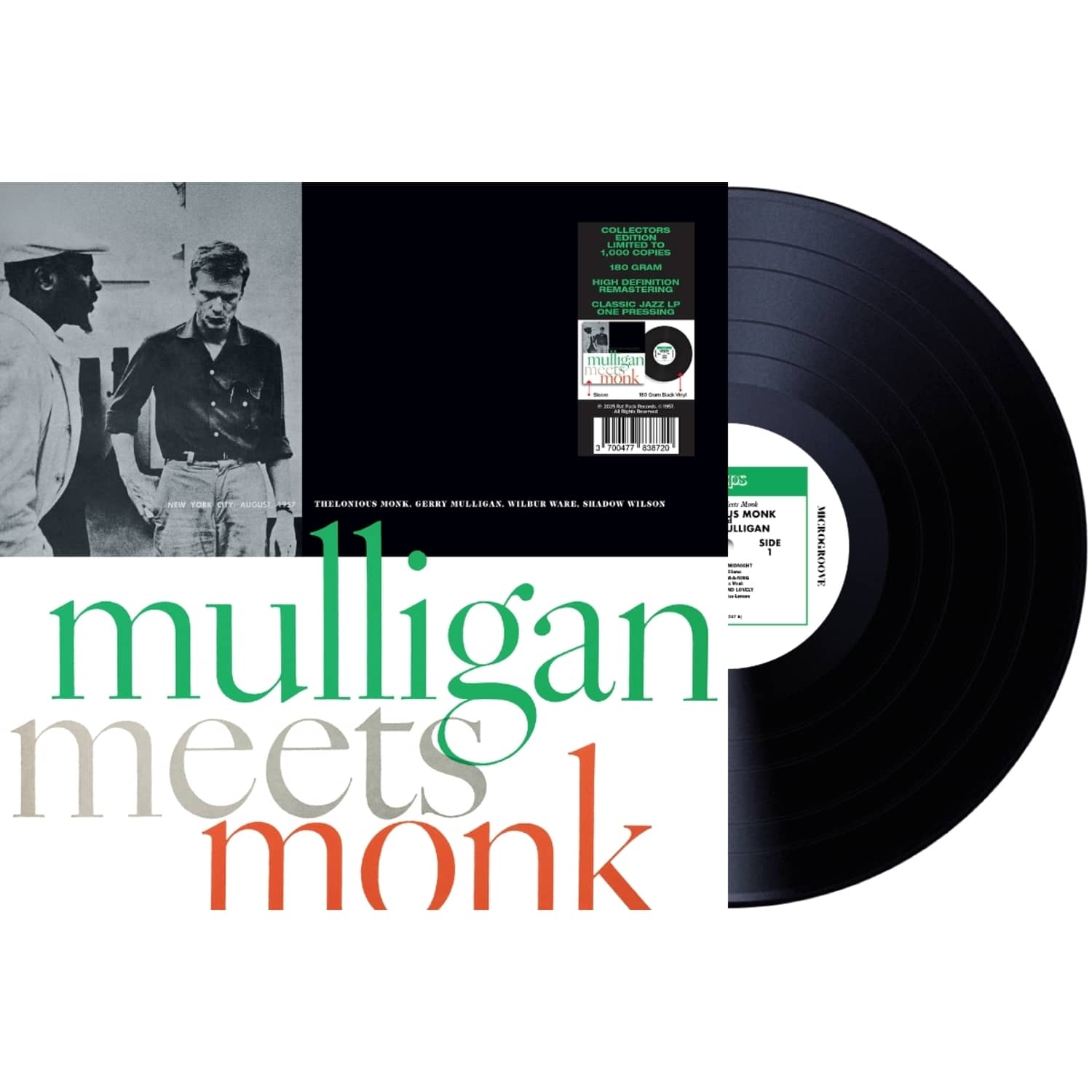 Gerry Mulligan & Thelonious Monk - MULLIGAN MEETS MONK 