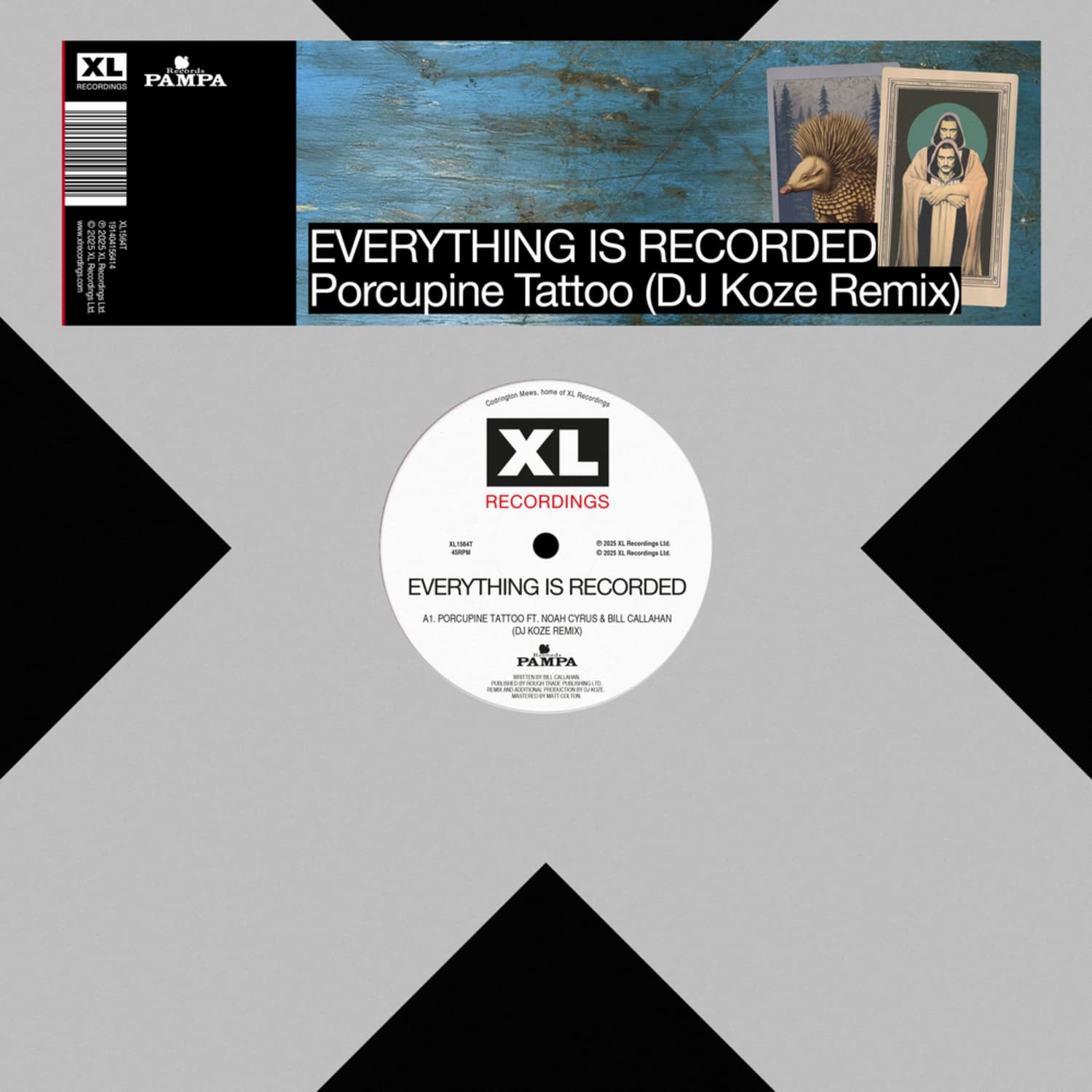 Everything Is Recorded & Dj Koze Feat. Noah Cyrus and Bill Callahan) - PORCUPINE TATTOO 