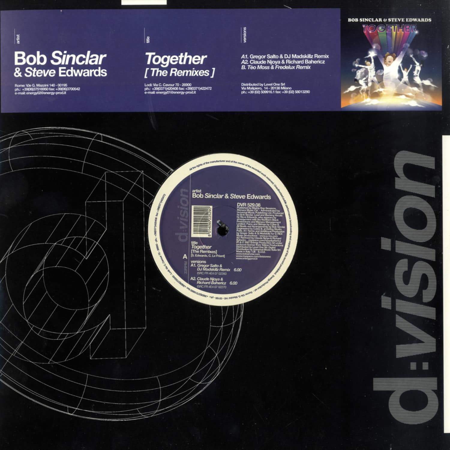 Bob Sinclar Feat. Steve Edwards - TOGETHER 