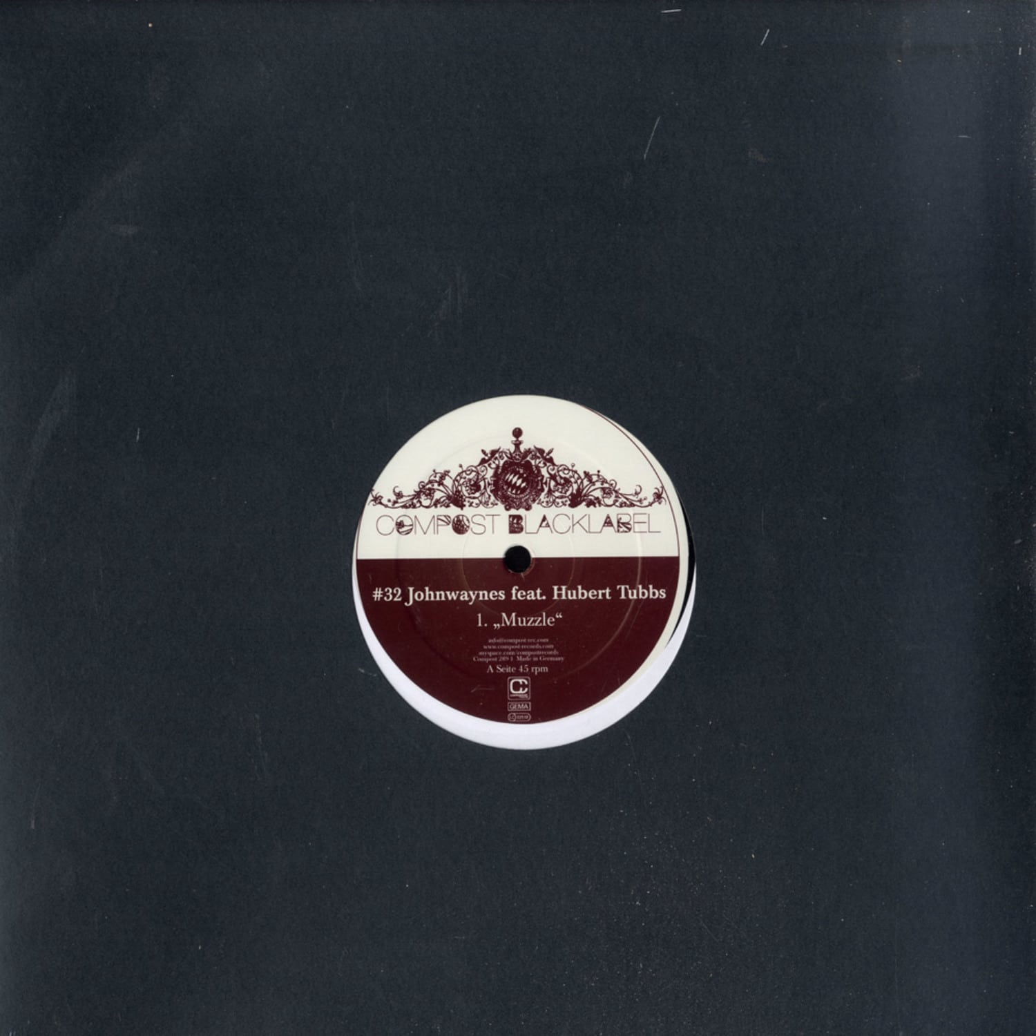 Johnwaynes feat. Hubert Tubbs - COMPOST BLACK LABEL 32