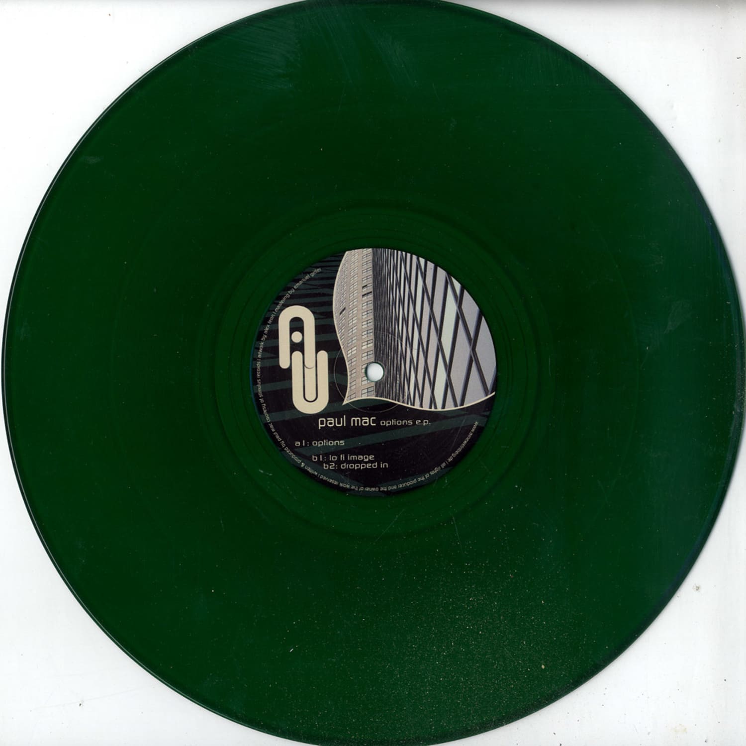 Paul Mac - OPTIONS EP / GREEN COLOURED VINYL
