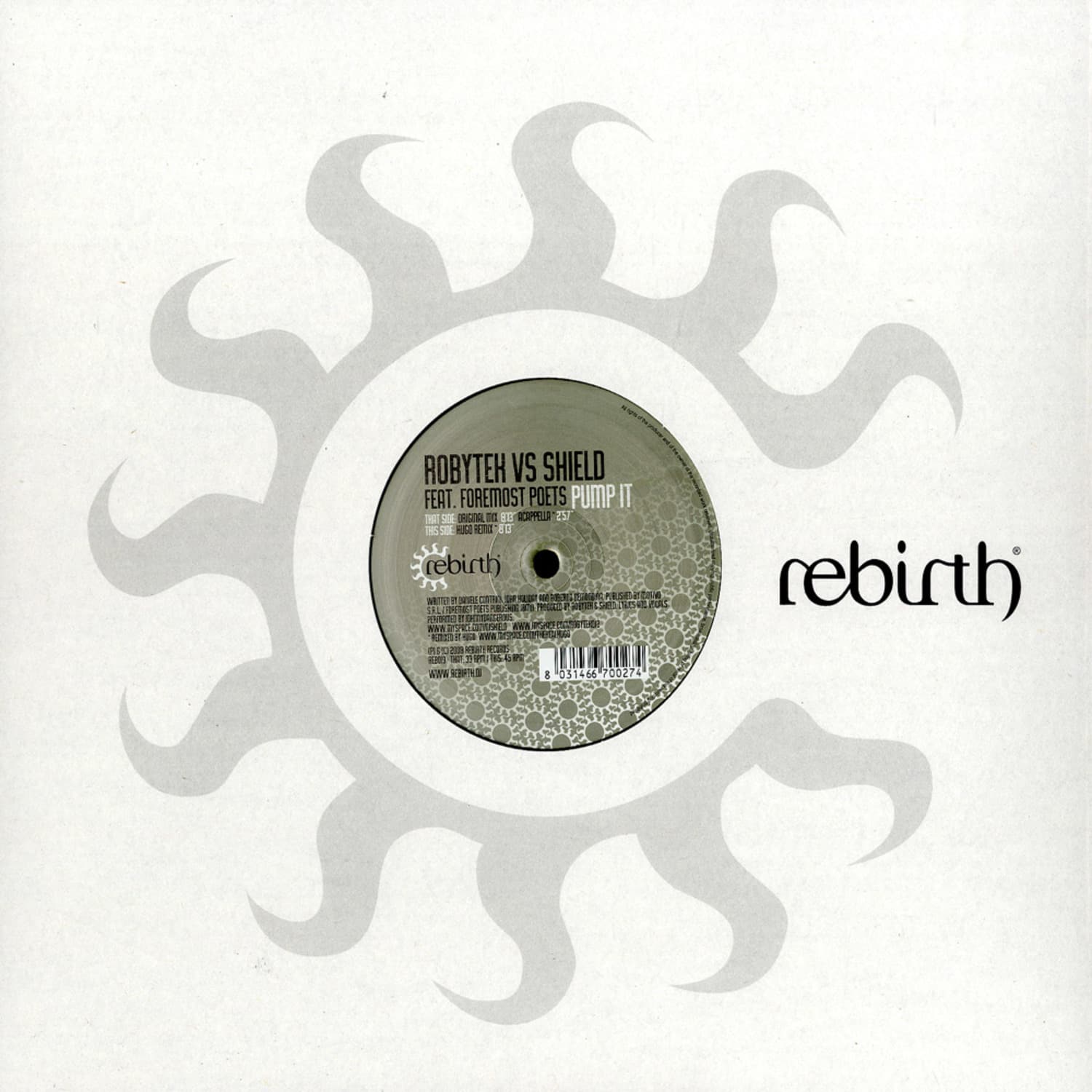 Robytek vs Shield feat. Foremost Poets - PUMP IT UP / HUGO REMIX