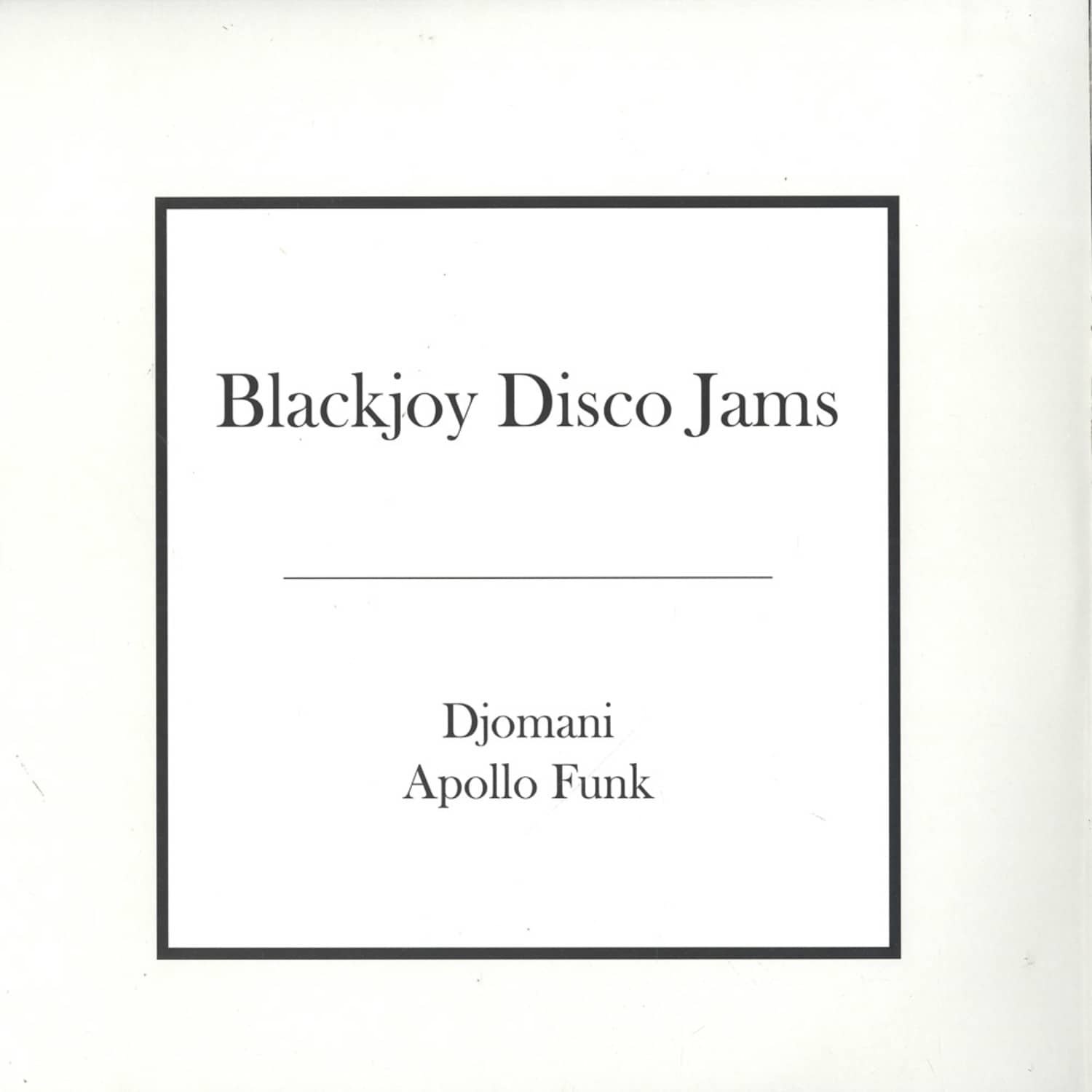 Blackjoy - BLACKJOY S DISCO JAM