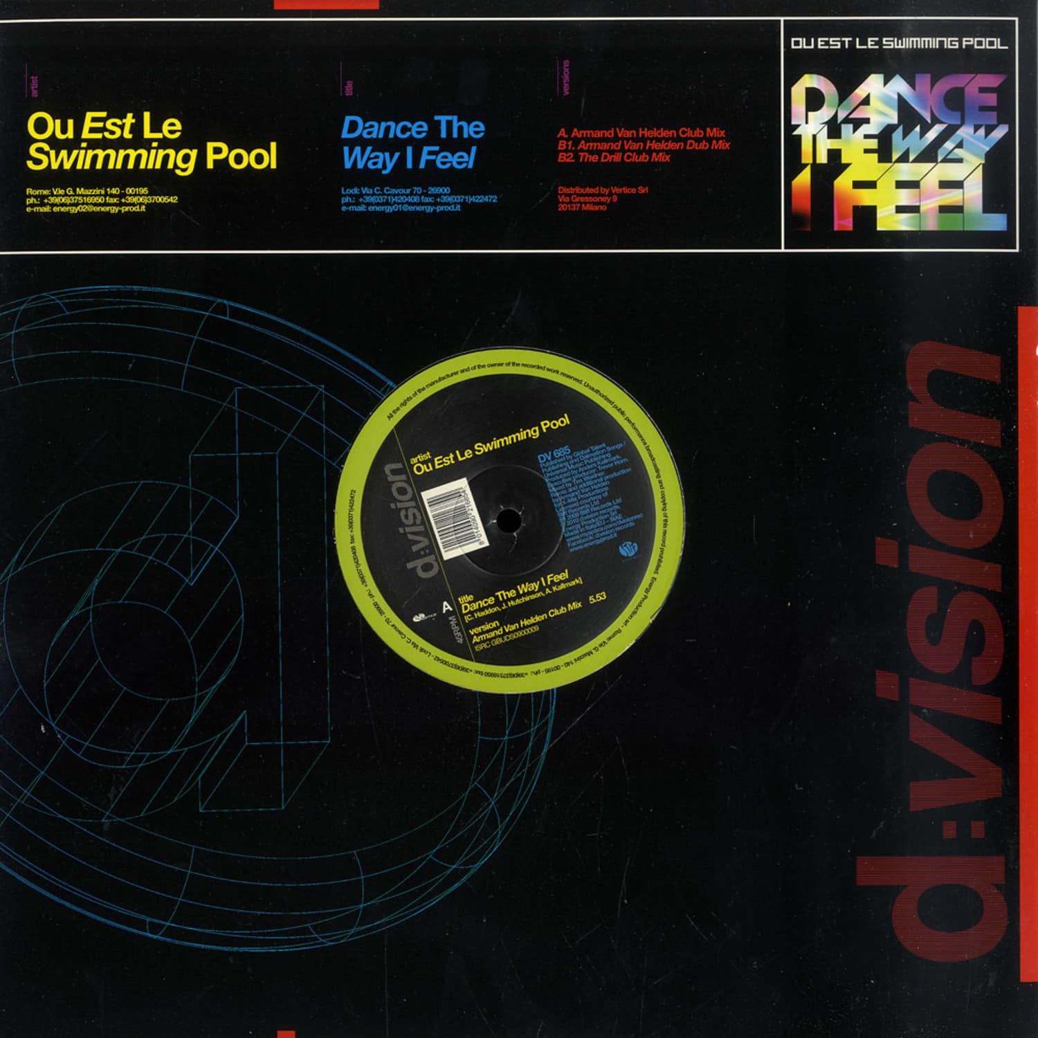 Ou Est Le Swimming Pool - DANCE THE WAY I FEEL 
