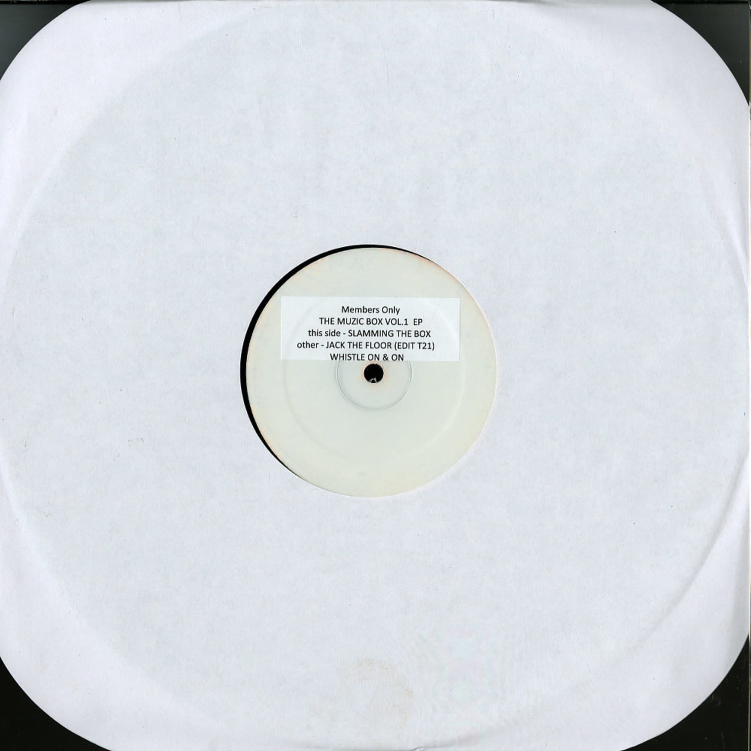 Members Only - THE MUZIC BOX VOL.1 EP