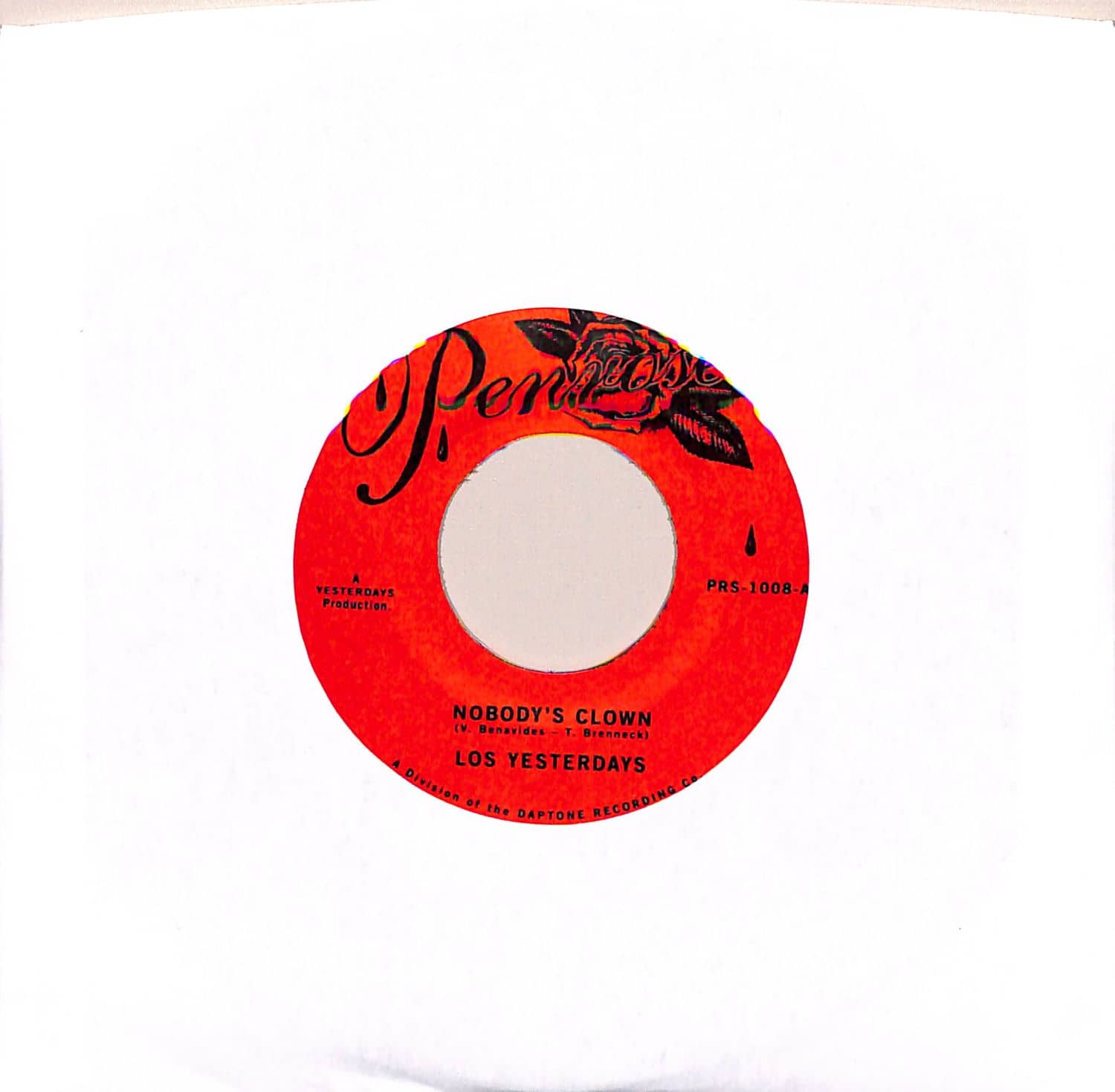 Los Yesterdays - NOBODYS CLOWN / GIVE ME ONE MORE CHANCE 