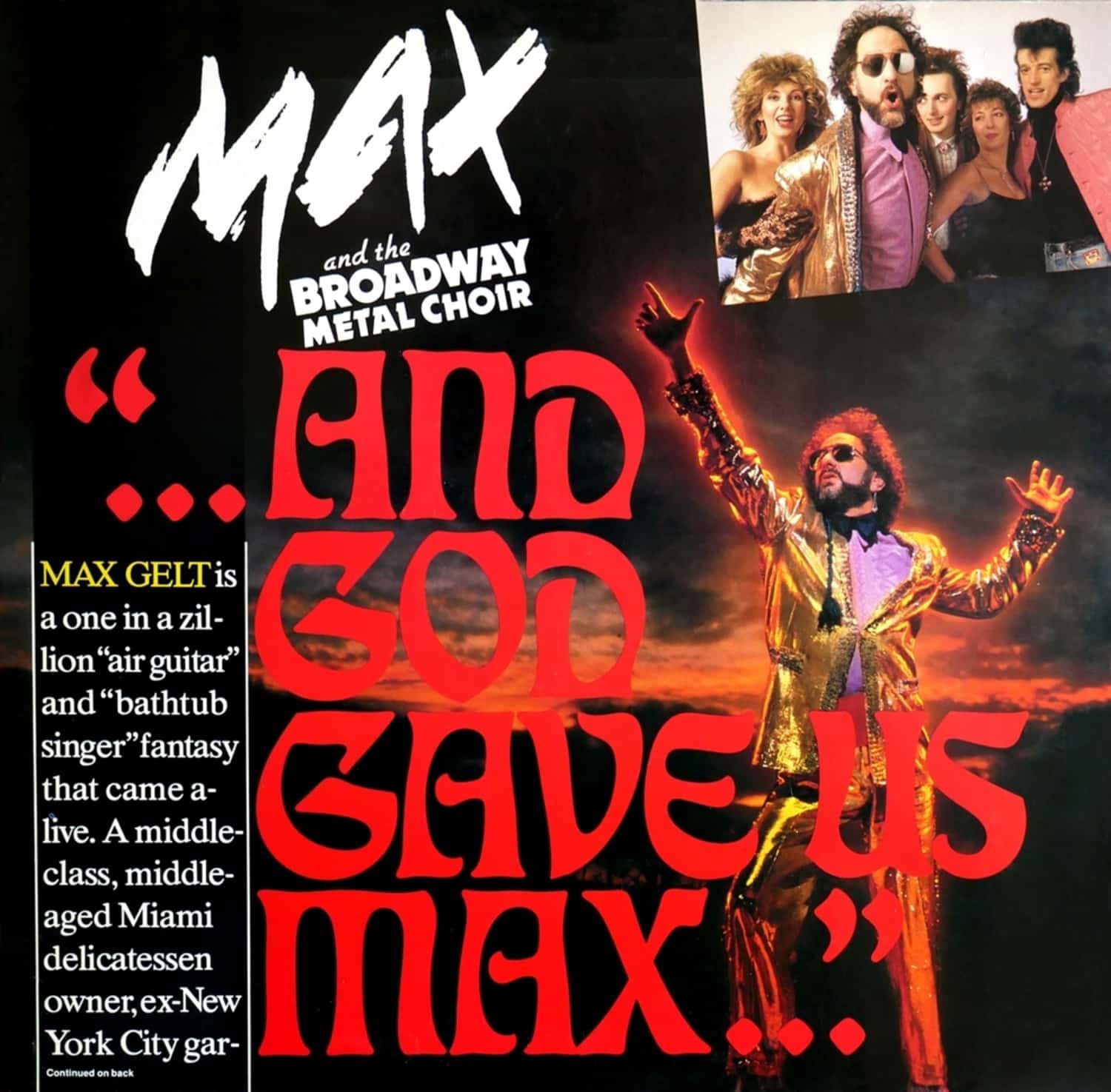 Max & The Broadway Metal Choir - AND GOD GAVE US MAX 
