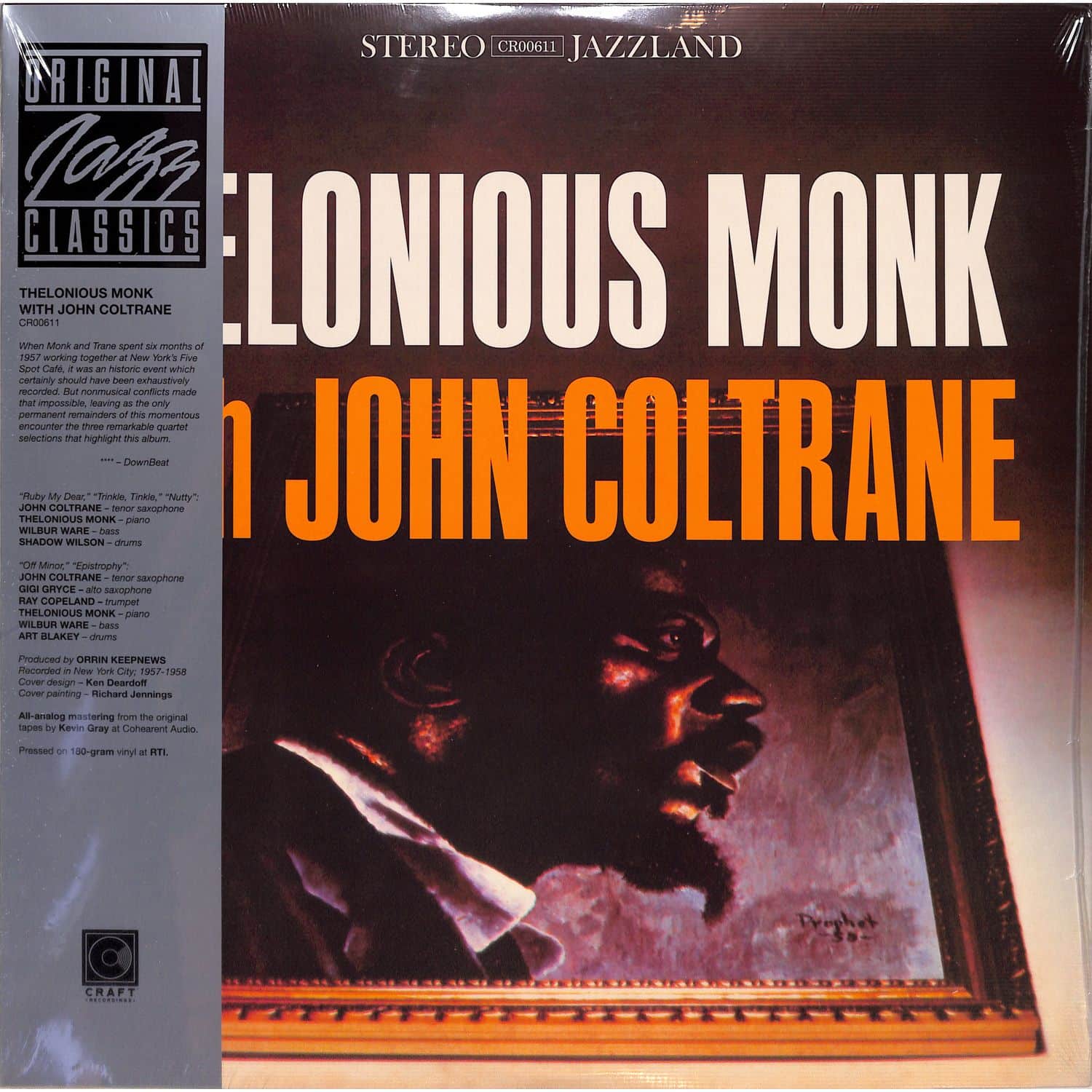 Thelonious Monk & John Coltrane - THELONIOUS MONK WITH JOHN COLTRANE 