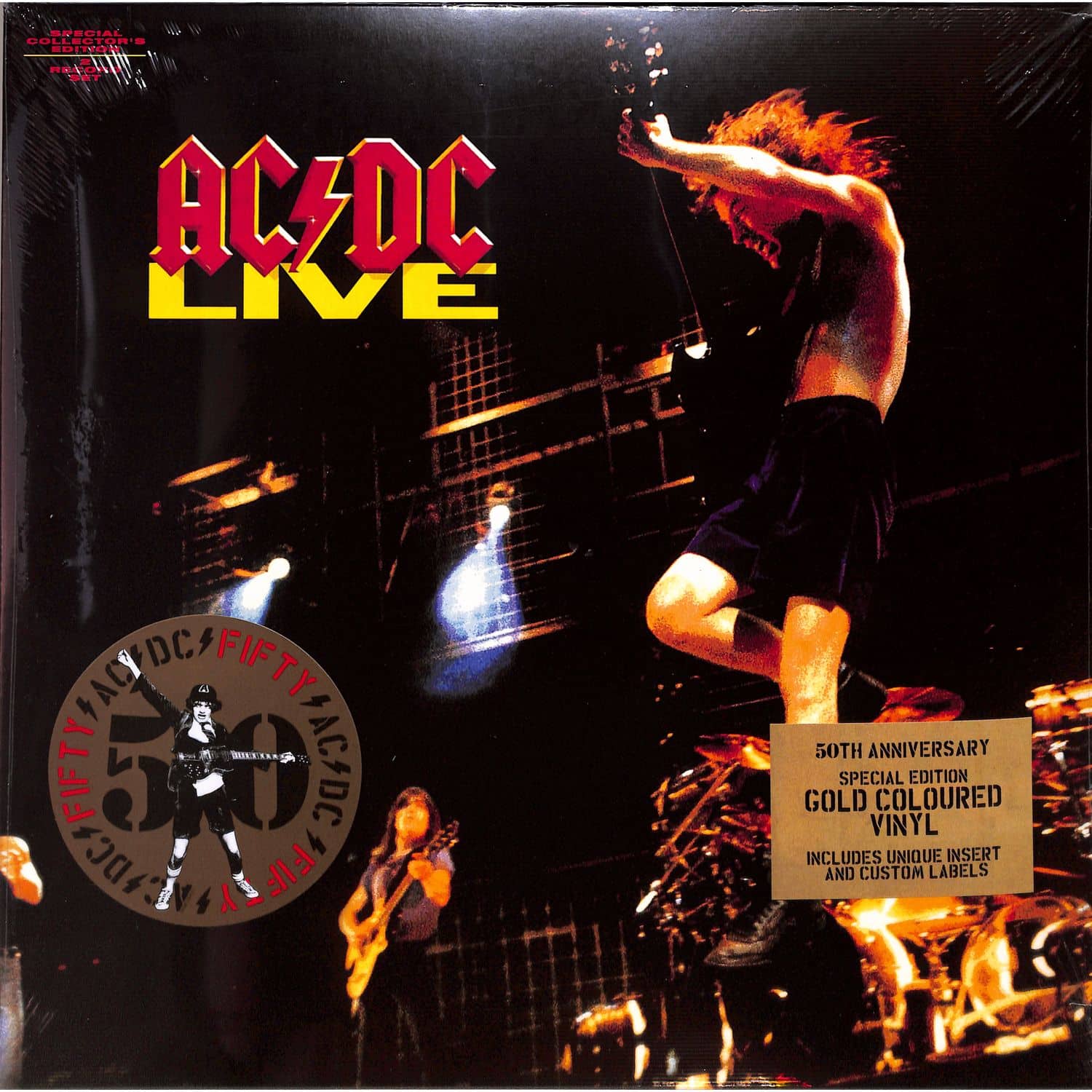 AC/DC - LIVE / GOLD VINYL 