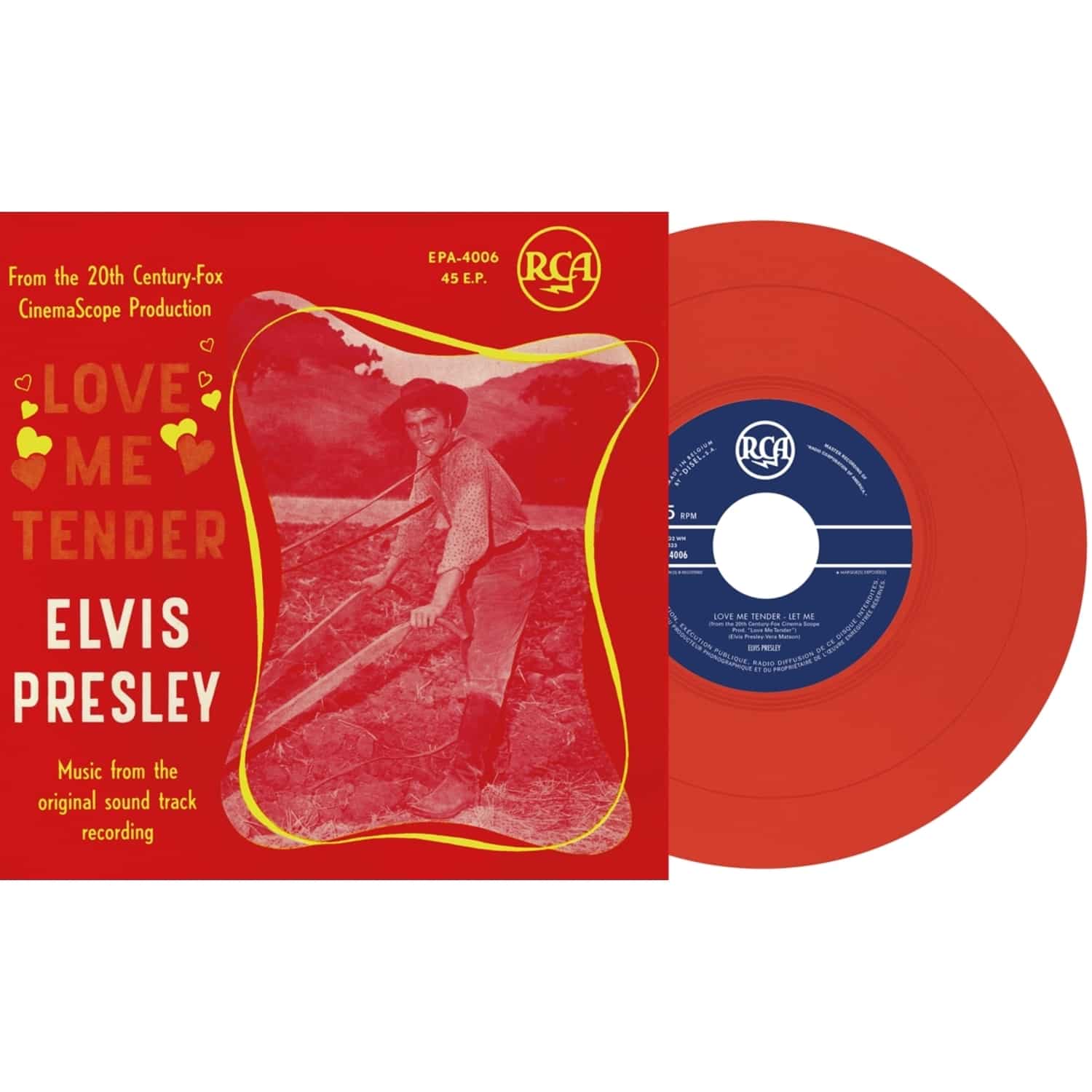 Elvis Presley - EP ETRANGER N14 - LOVE ME TENDER 