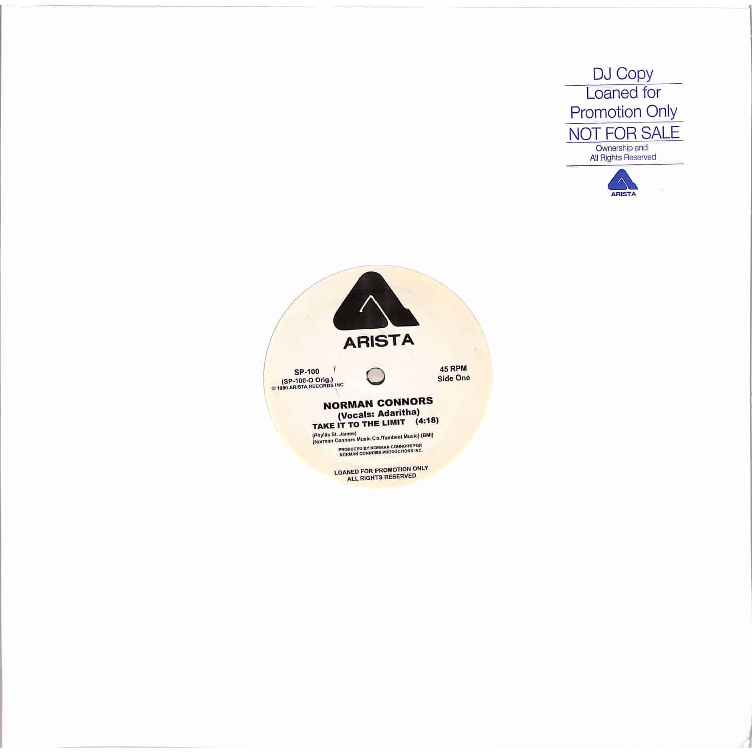 Norman Connors - TAKE IT TO THE LIMITS 