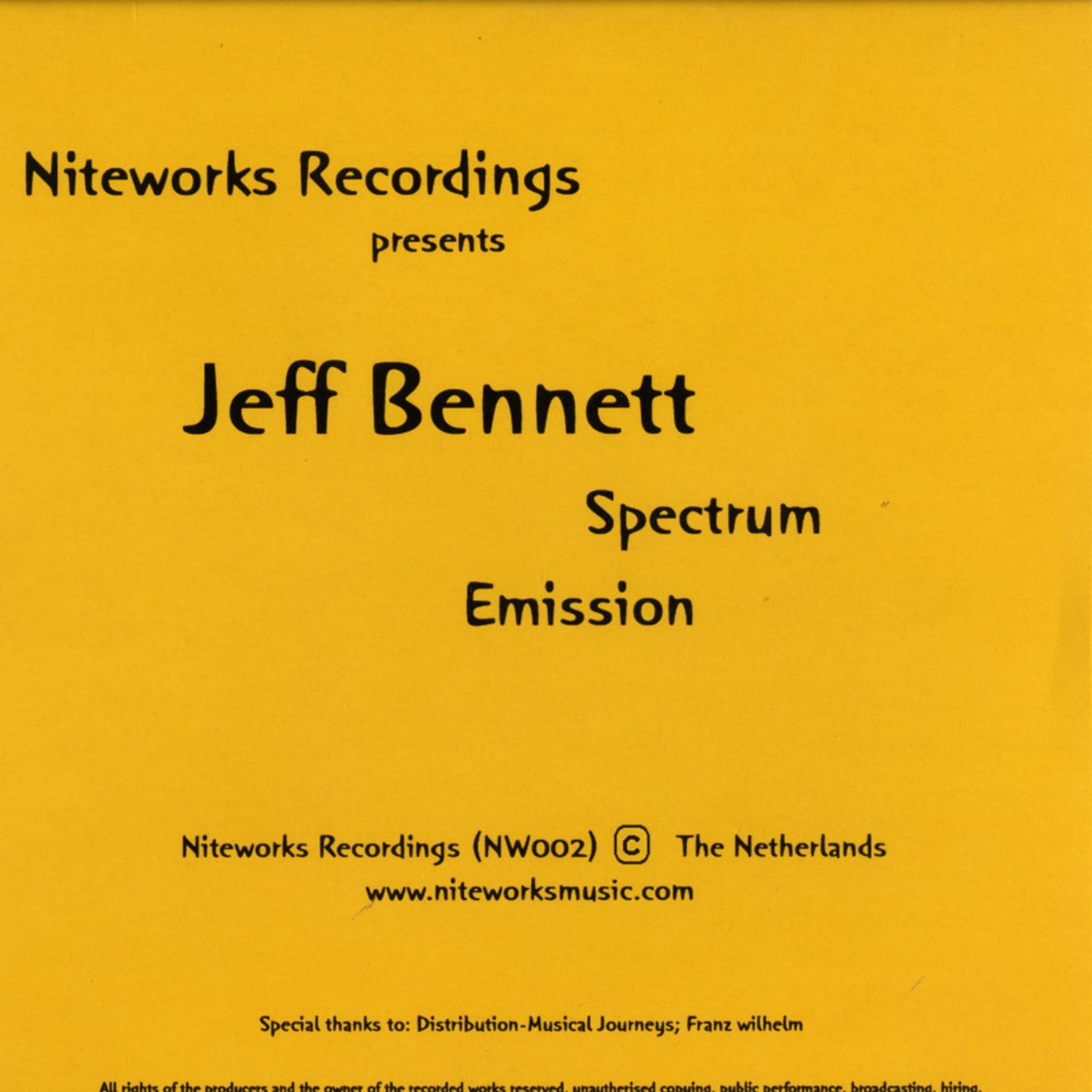 Jeff Bennett - SPECTRUM