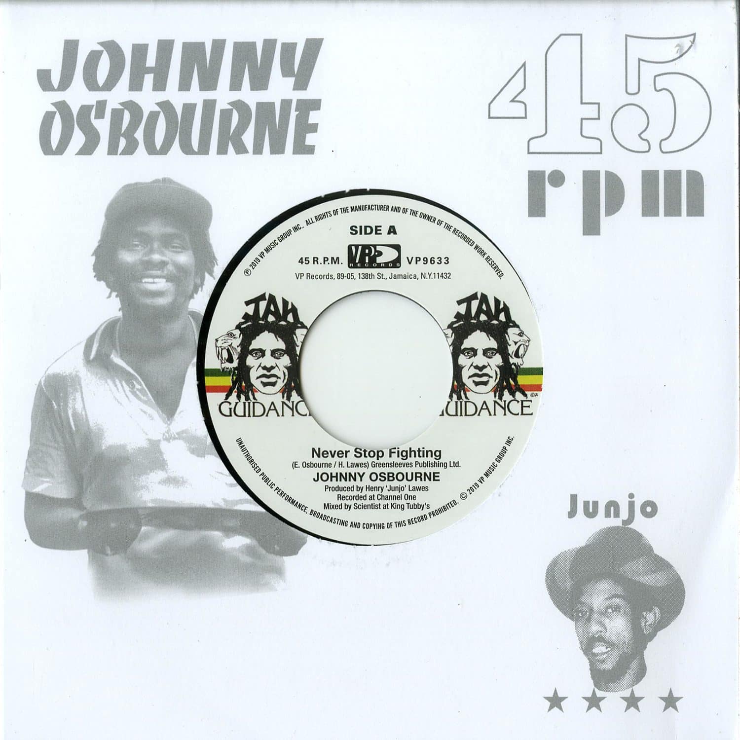 Johnny Osbourne / Roots Radics - NEVER STOP FIGHTING / DANGEROUS MATCH SIX 