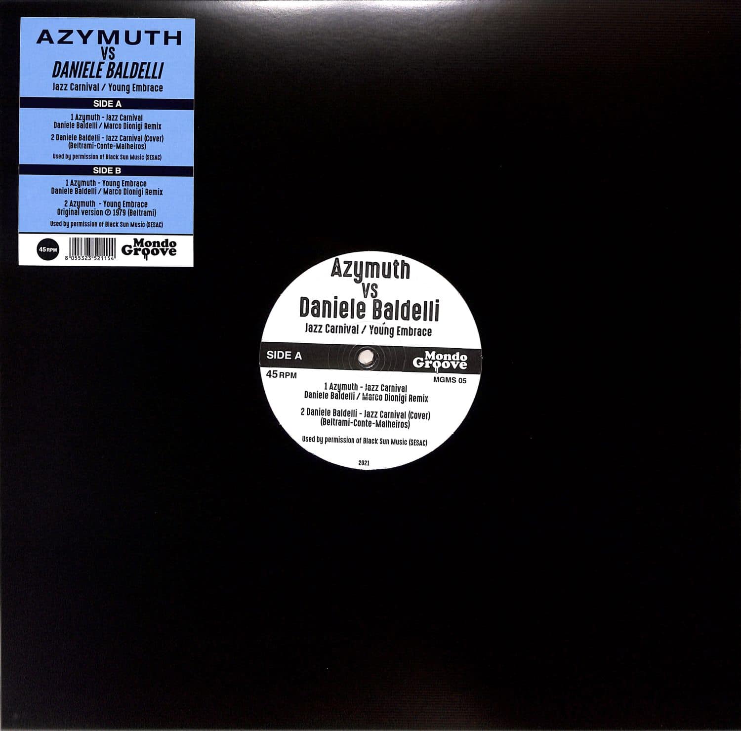 Azymuth vs Daniele Baldelli - JAZZ CARNIVAL / YOUNG EMBRACE EP