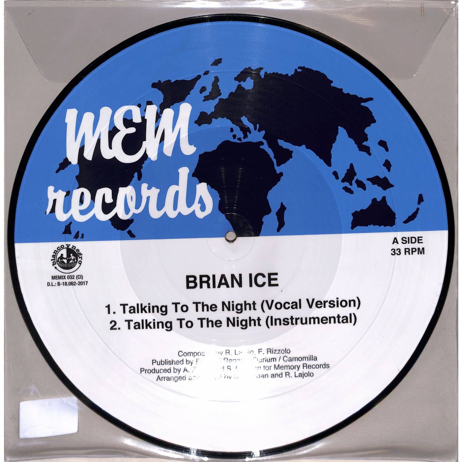 Brian Ice - TALKING TO THE NIGHT 
