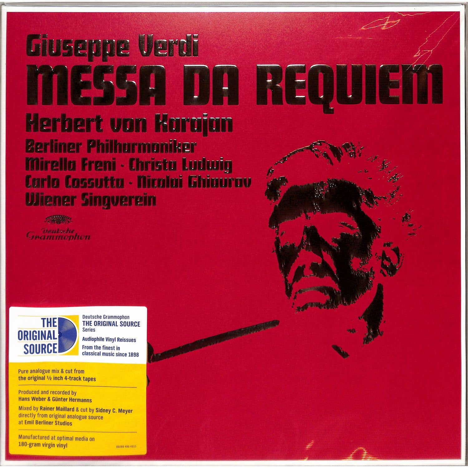 Karajan / Berliner Philharmoniker / Wiener Singverein - VERDI: MESSA DA REQUIEM 