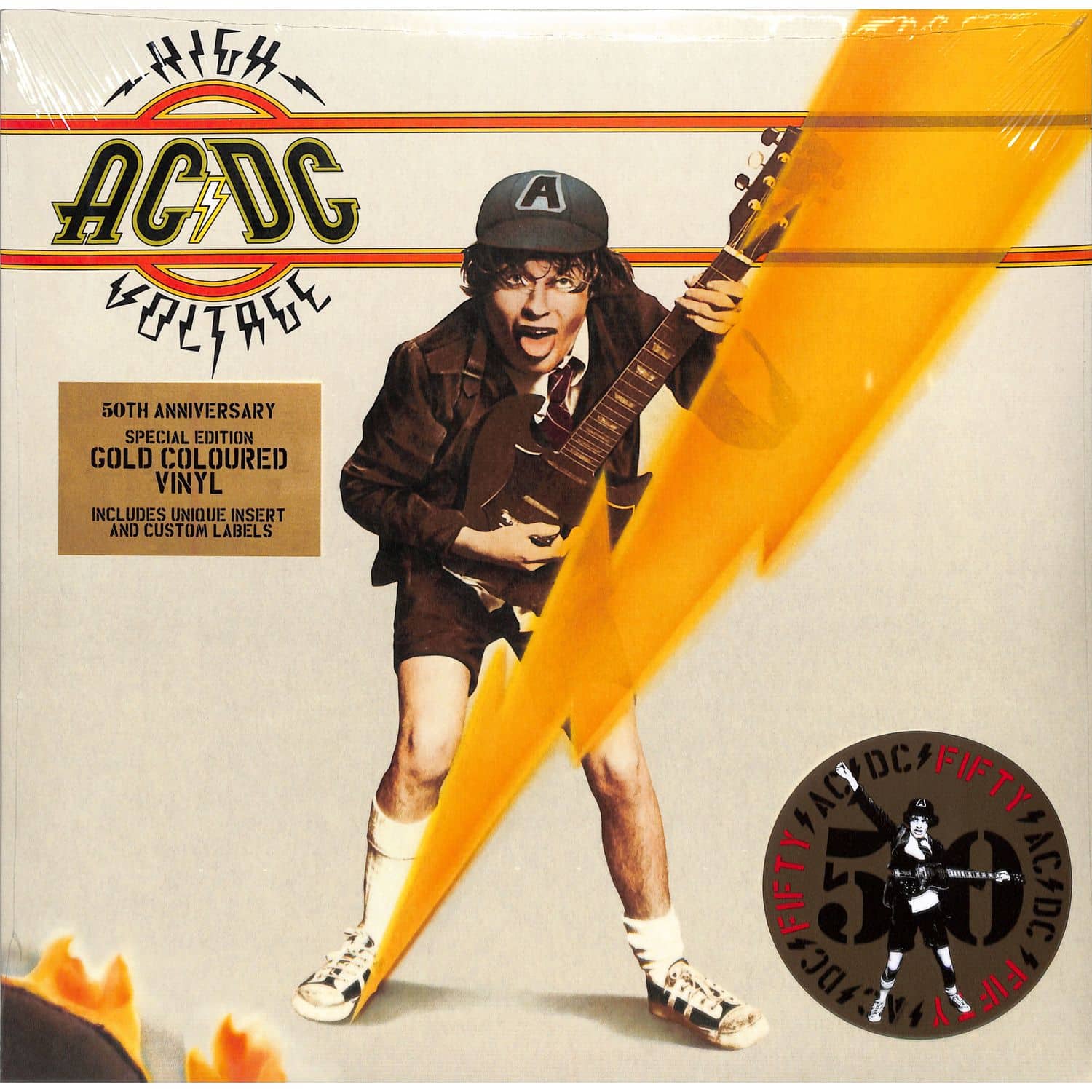 AC/DC - HIGH VOLTAGE / GOLD VINYL 