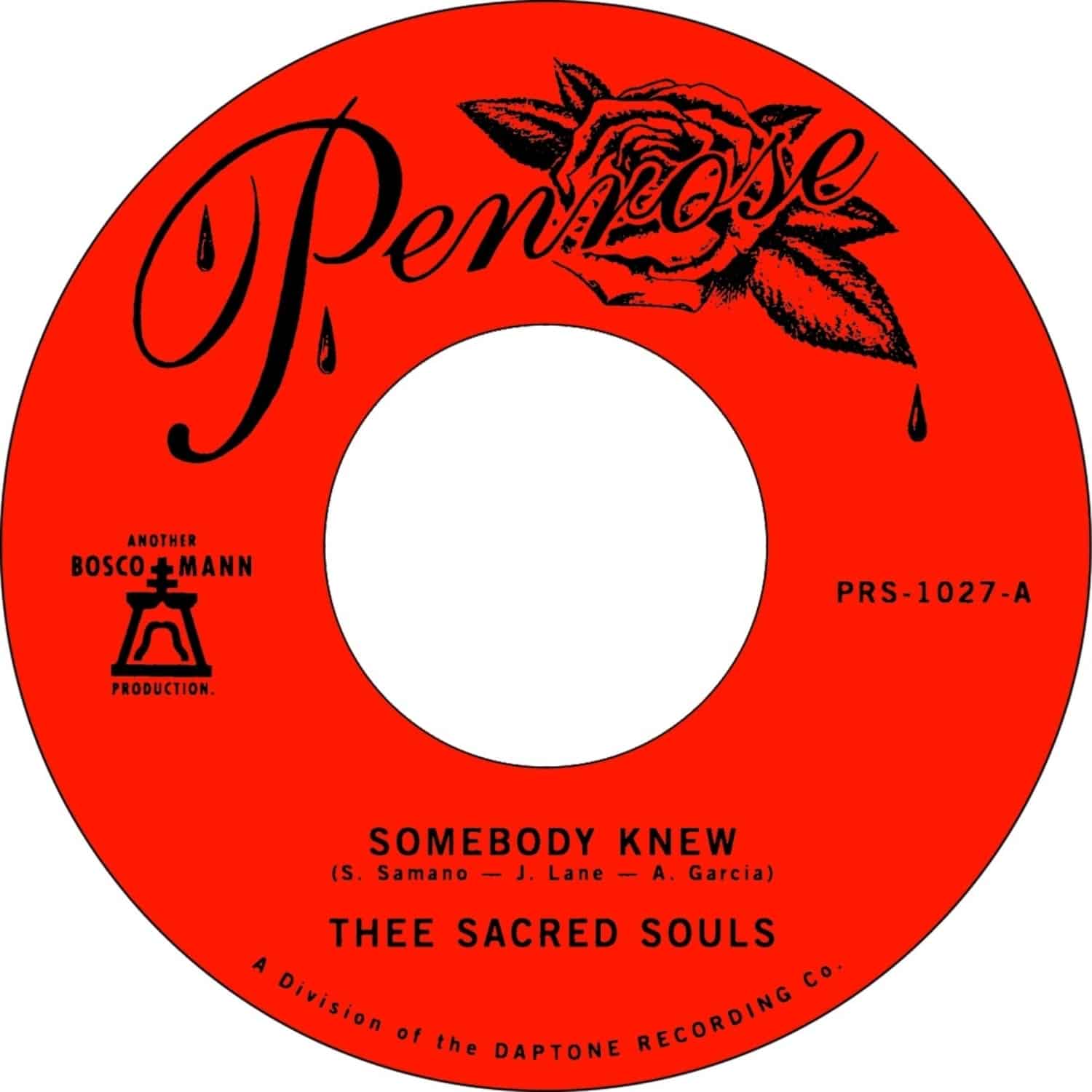 Thee Sacred Souls - SOMEBODY KNEW / WE DON T HAVE TO BE ALONE 