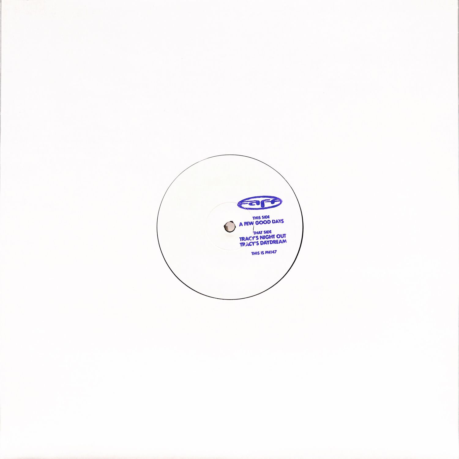 Faff - A FEW GOOD DAYS EP