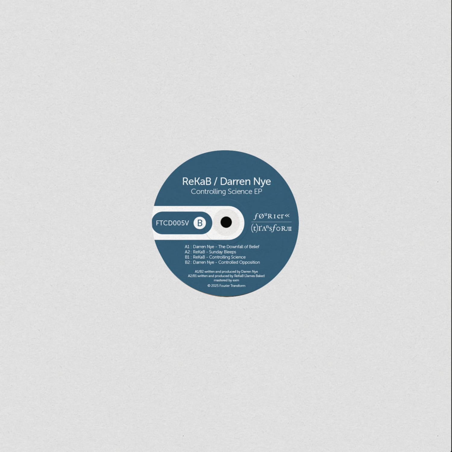 Rekab / Darren Nye - CONTROLLING SCIENCE EP