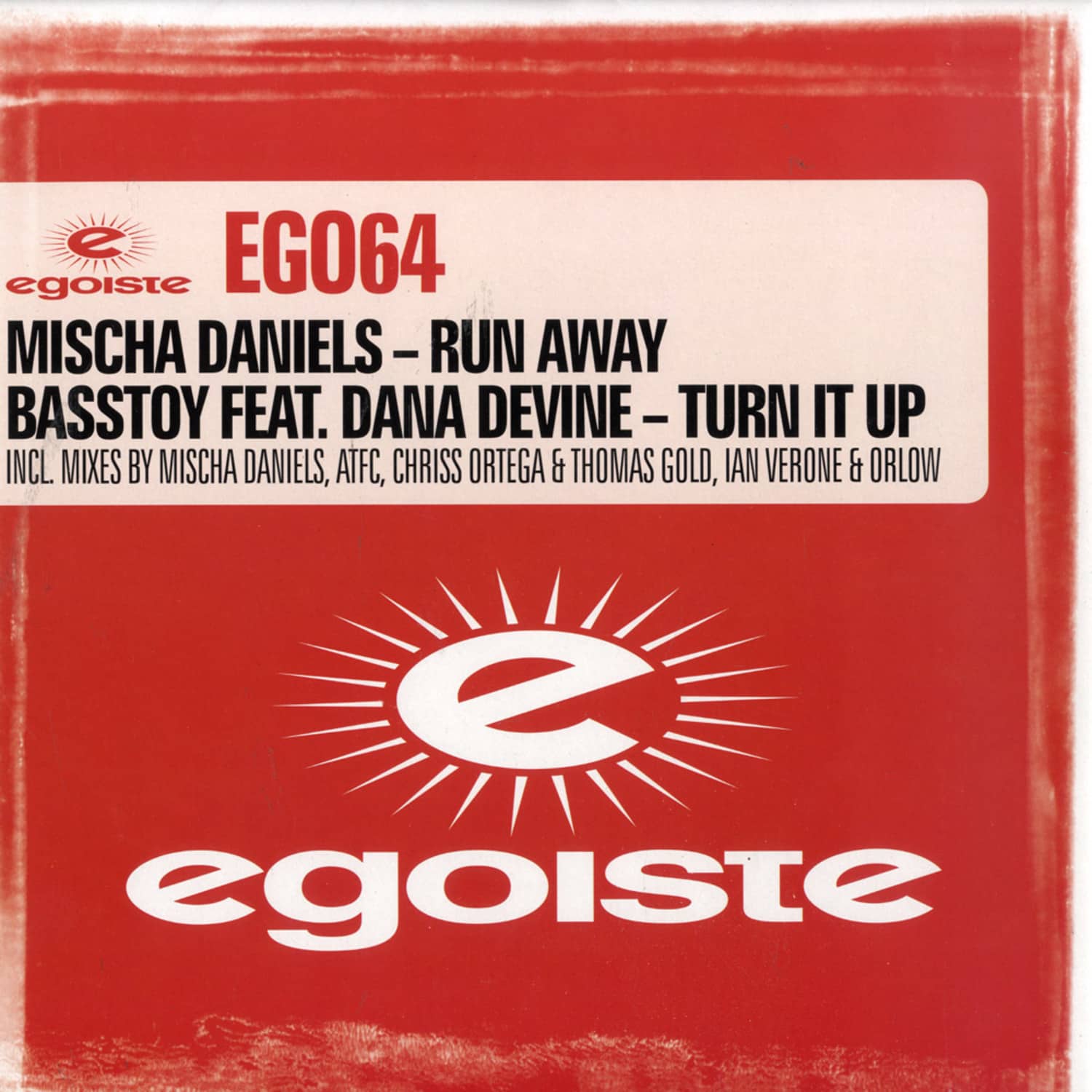 Mischa Daniels/ Basstoy feat. Dana Devine - RUN AWAY/TURN IT UP